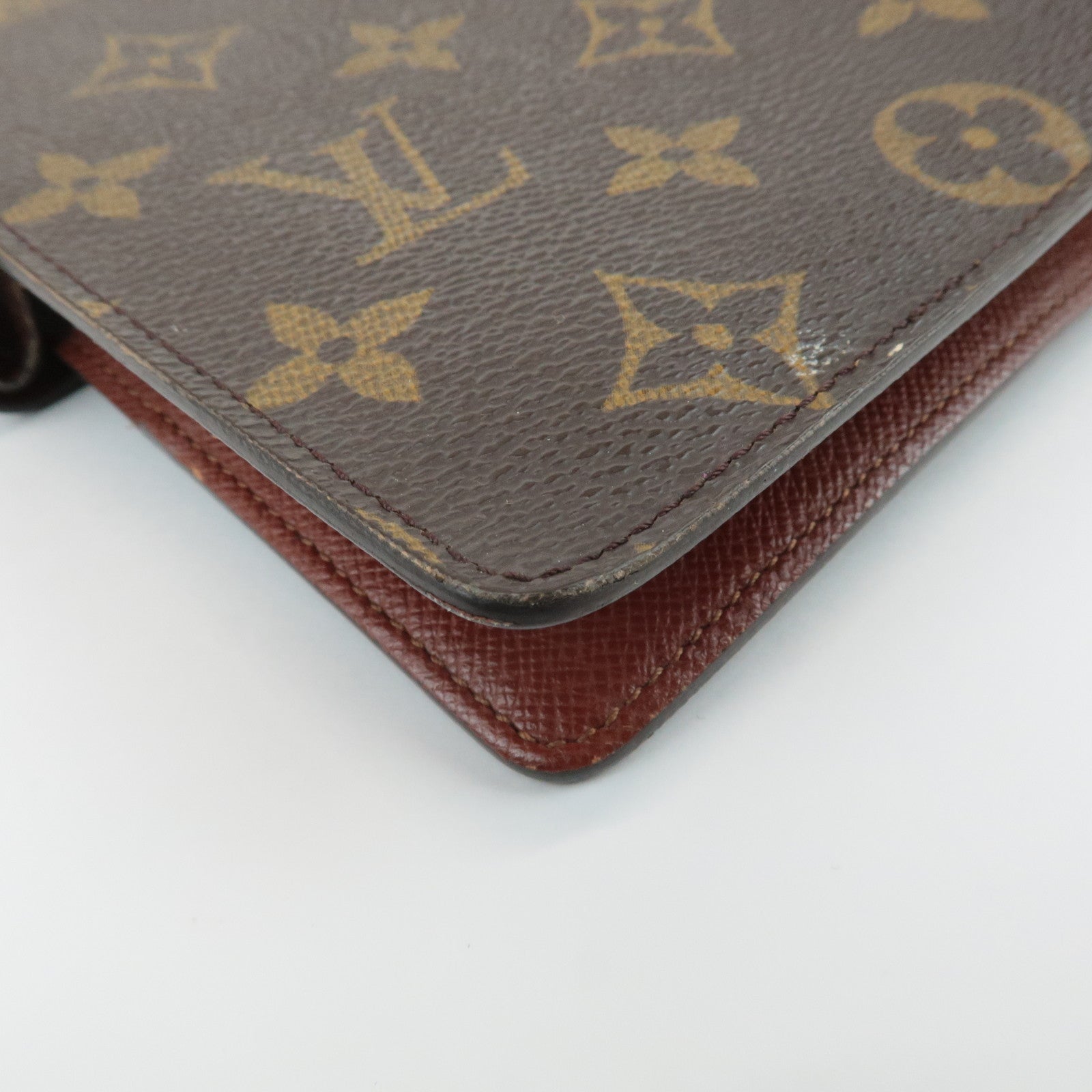 Louis Vuitton Monogram Agenda MM Planner Cover R20105 Used