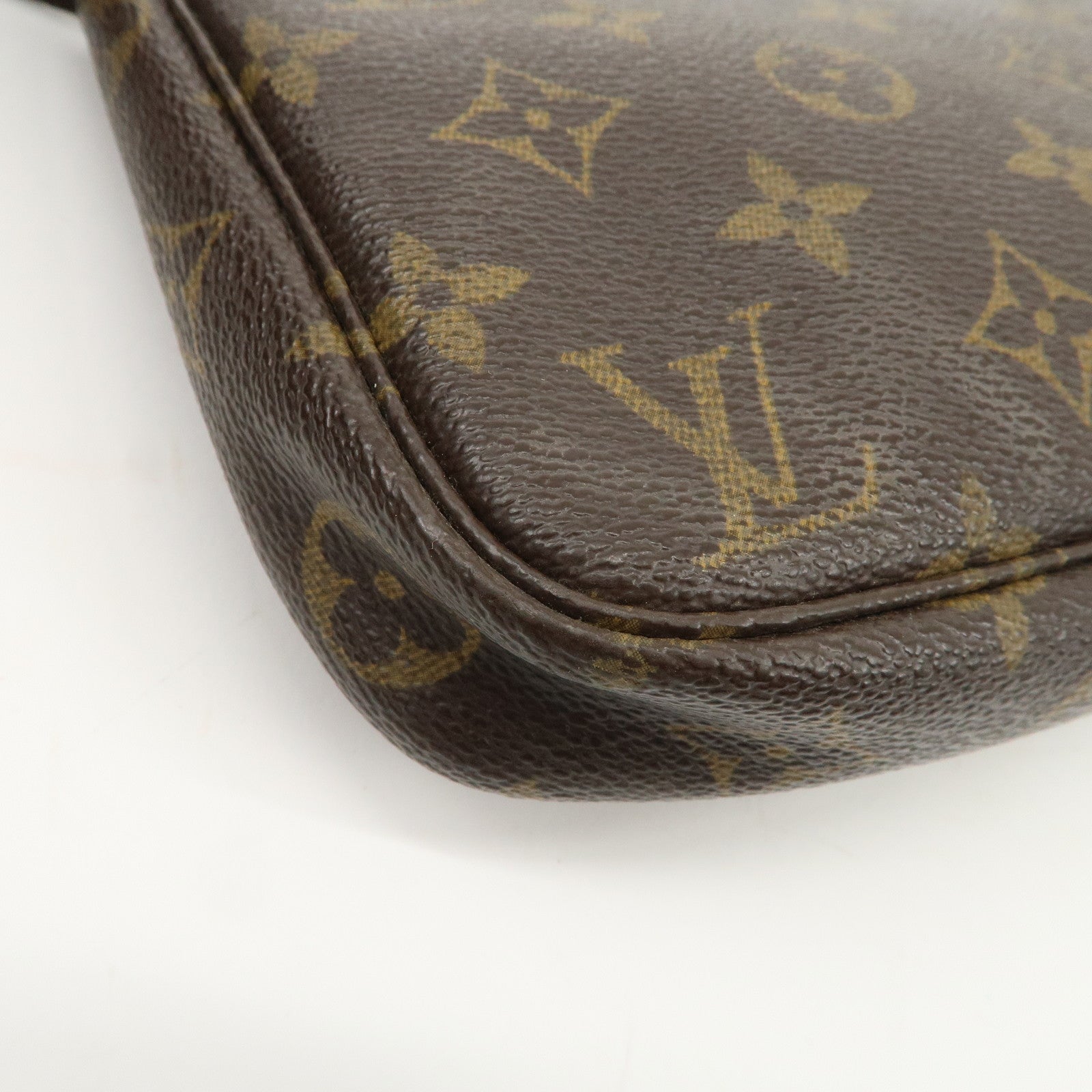 Louis Vuitton Monogram Pochette Accessoires Pouch Brown M51980 Used