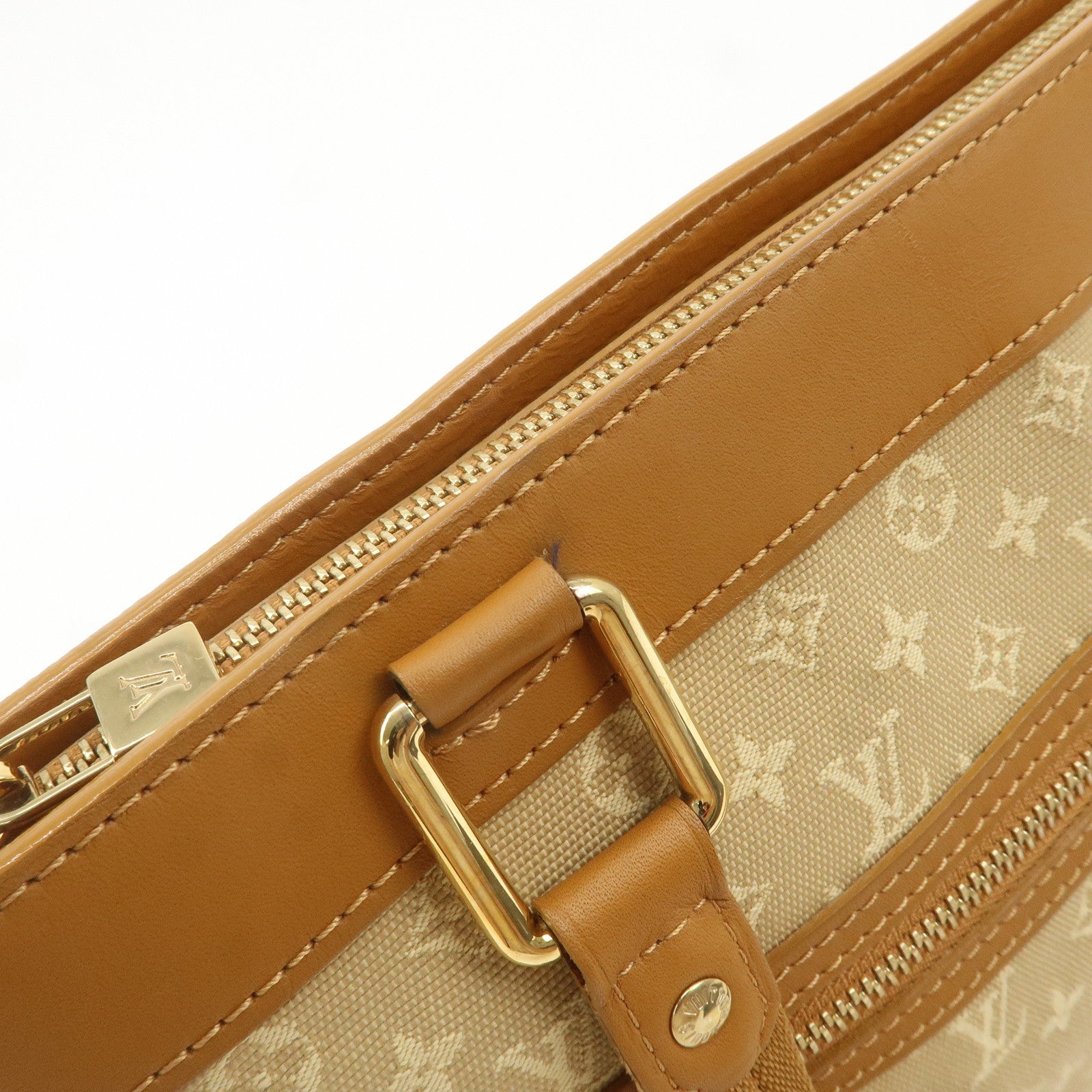 Louis Vuitton Monogram Mini Lucille PM Hand Bag Beige M92684