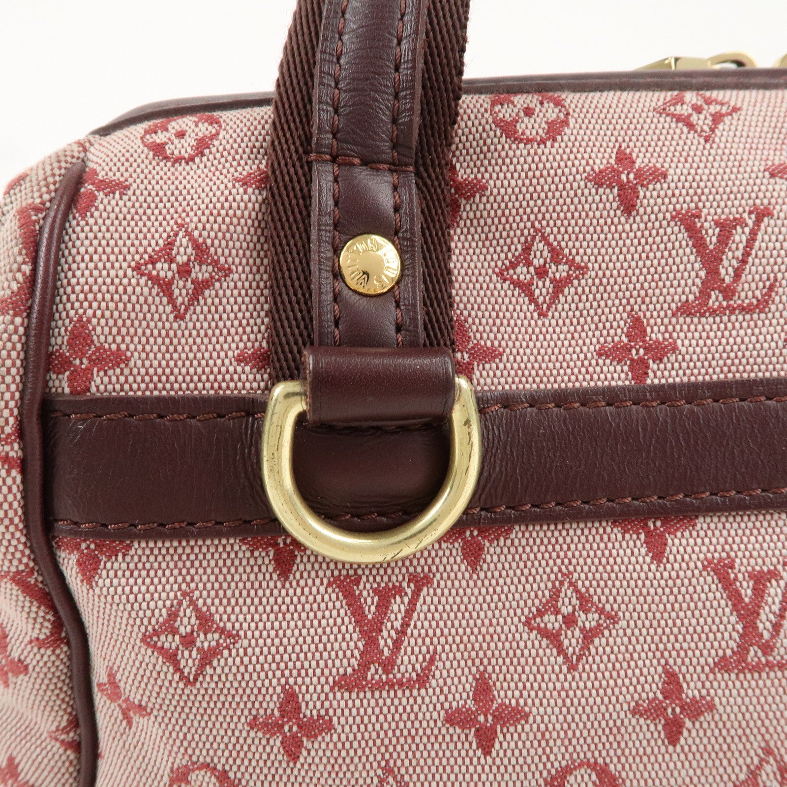 Louis Vuitton Monogram Mini Josephine PM Hand Bag Cerise M92314