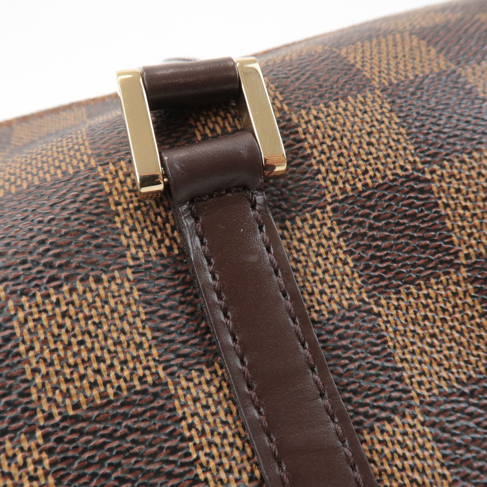 Louis Vuitton Damier Ebene Papillon 30 Hand Bag Brown N51303 Used