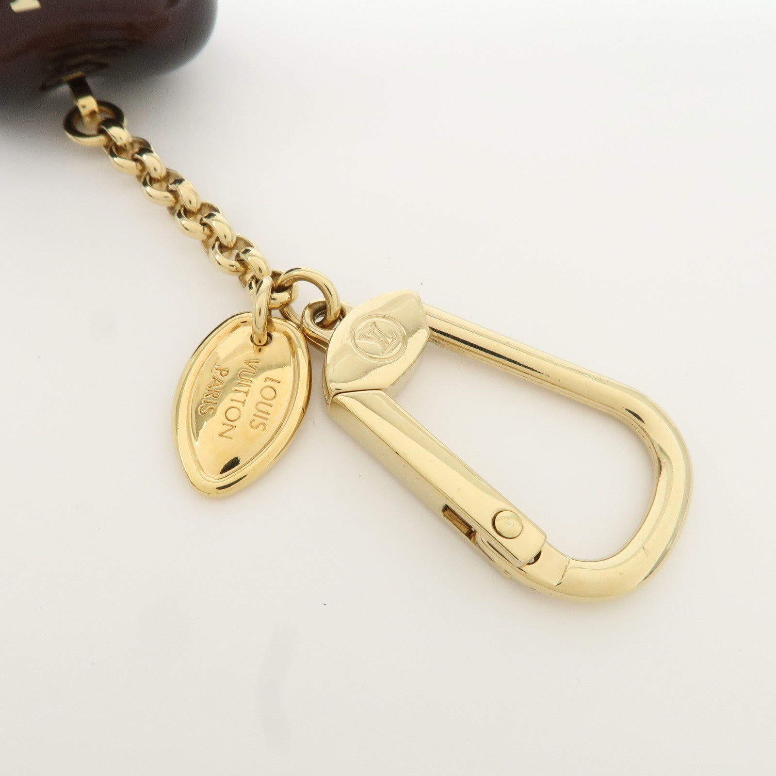 Louis Vuitton Porte Cles Pomme Bag Charm Amarante M66494 Used