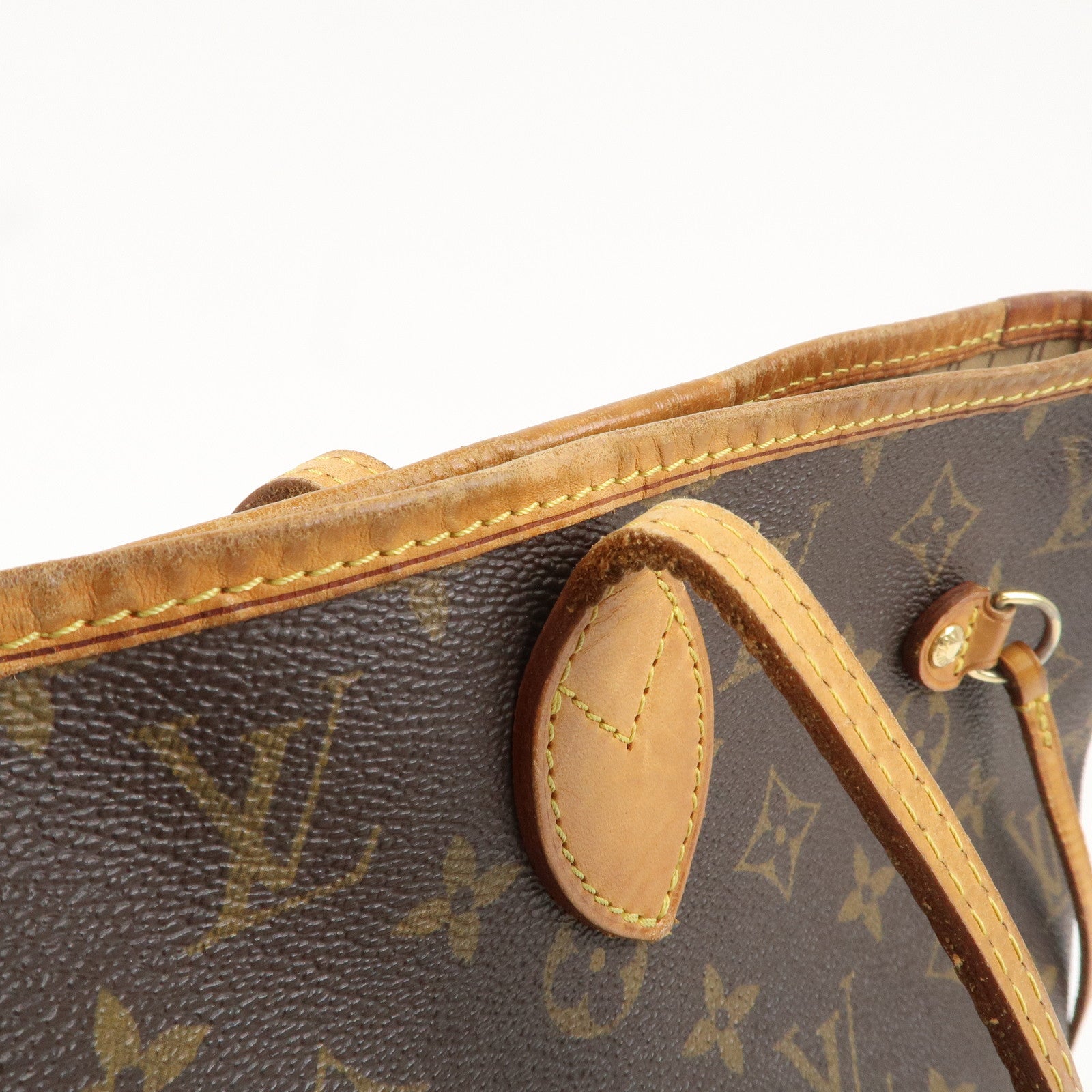 Louis Vuitton Monogram Neverfull MM Tote Bag Brown M40156