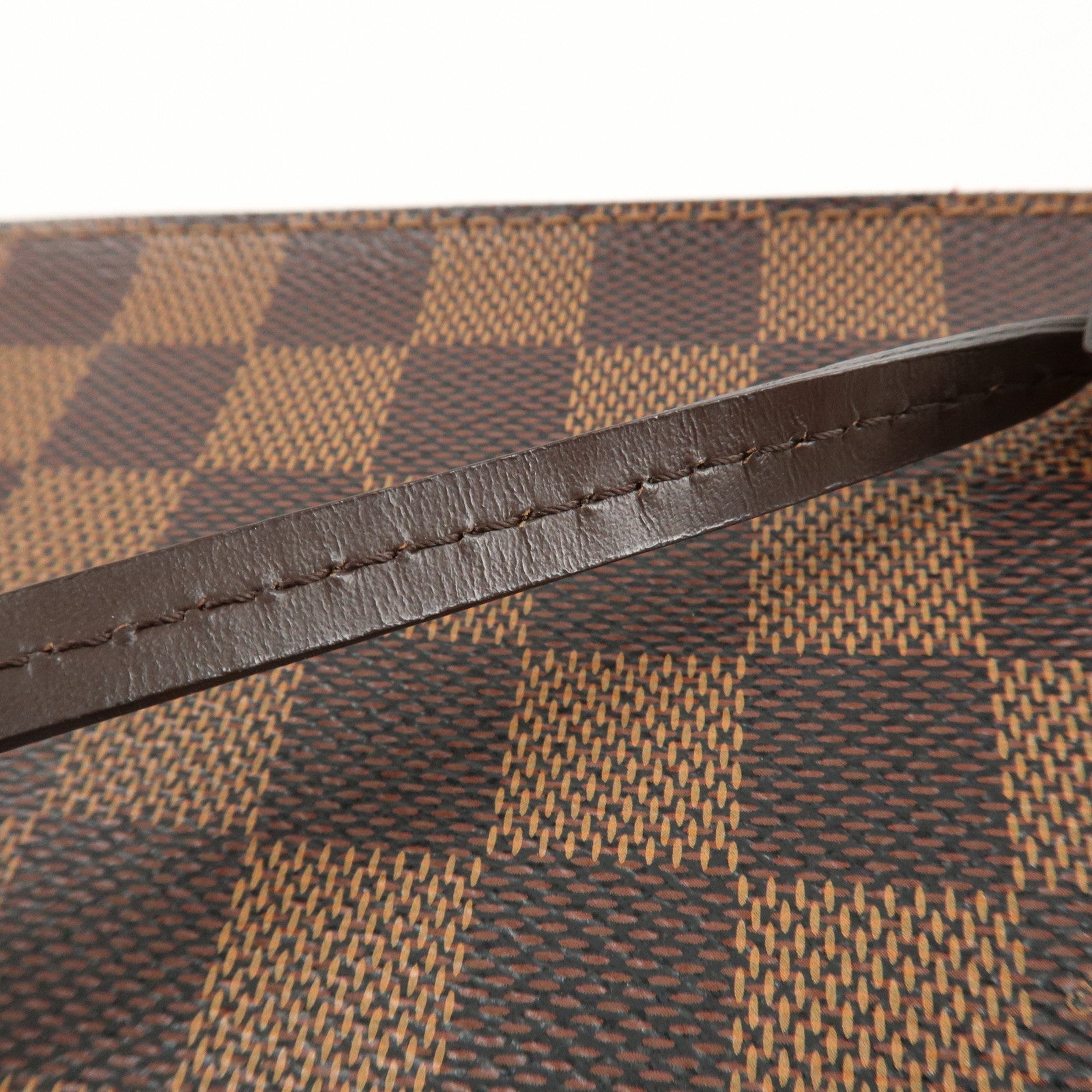 Louis Vuitton Damier Pouch for Neverfull MM Brown Used