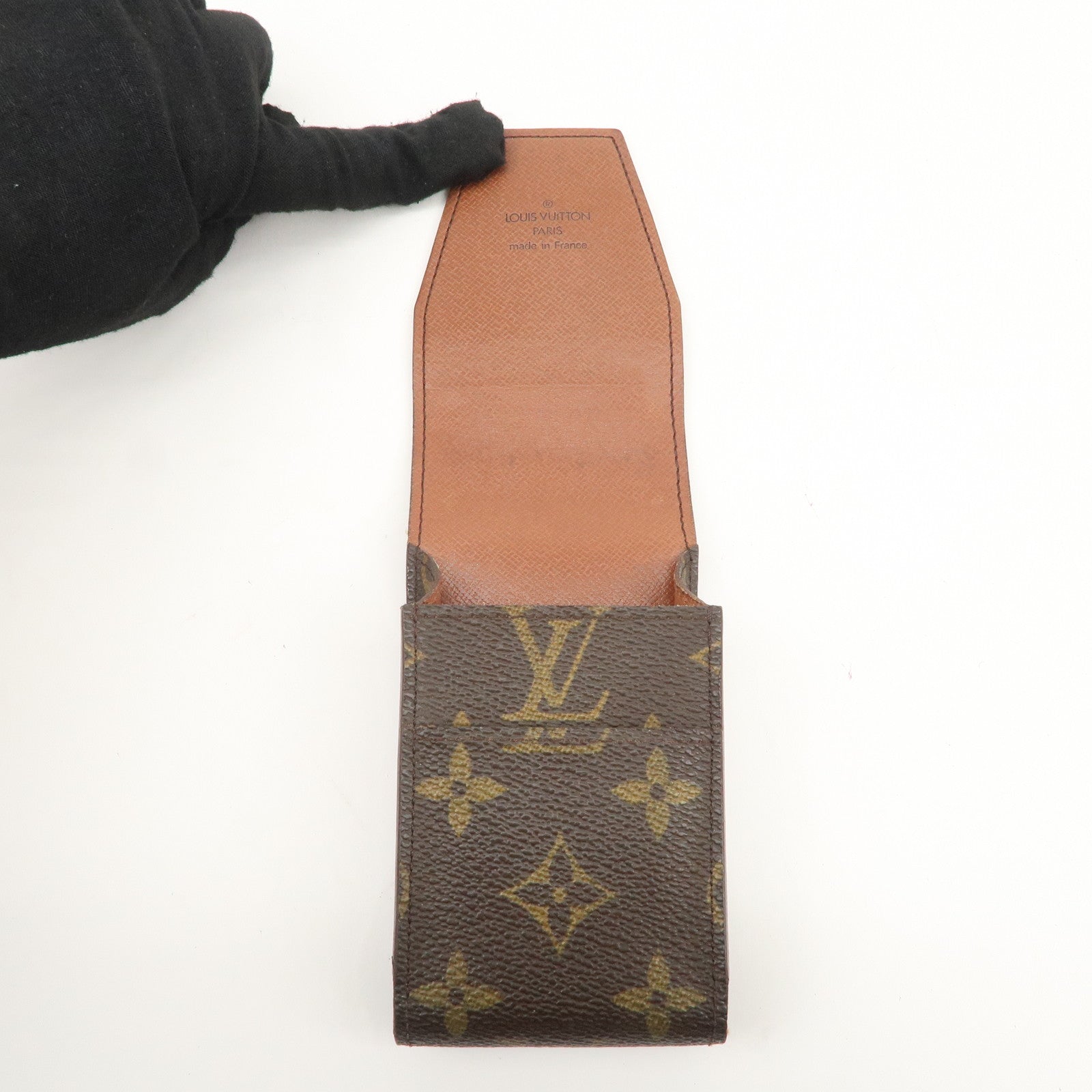 Louis Vuitton Set of 2 Etui Cigarette Case Brown M63024 Used