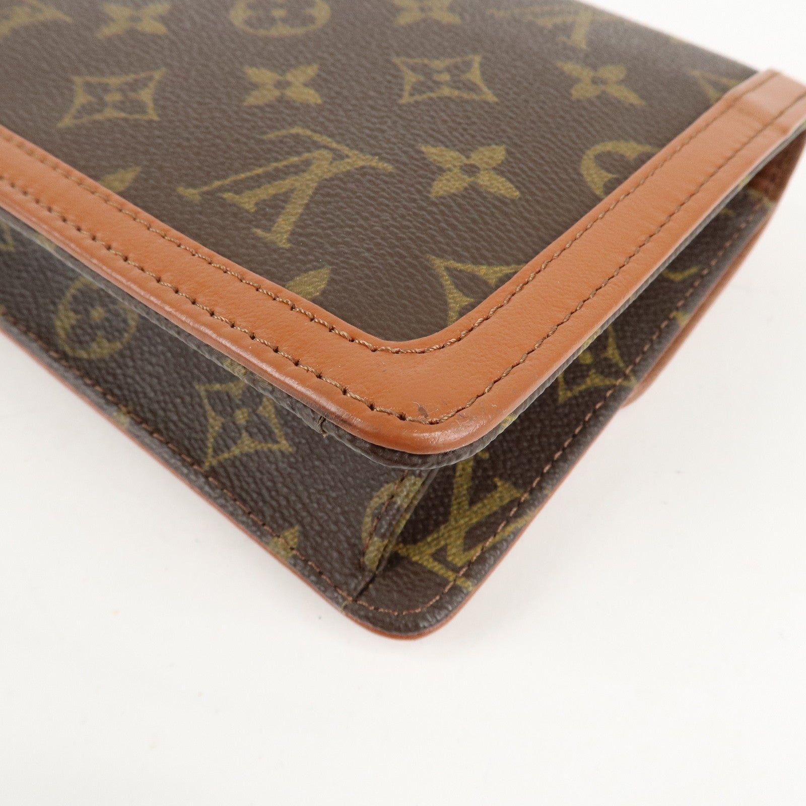 Louis Vuitton Monogram Pochette Damme PM Clutch Bag M51812 Used