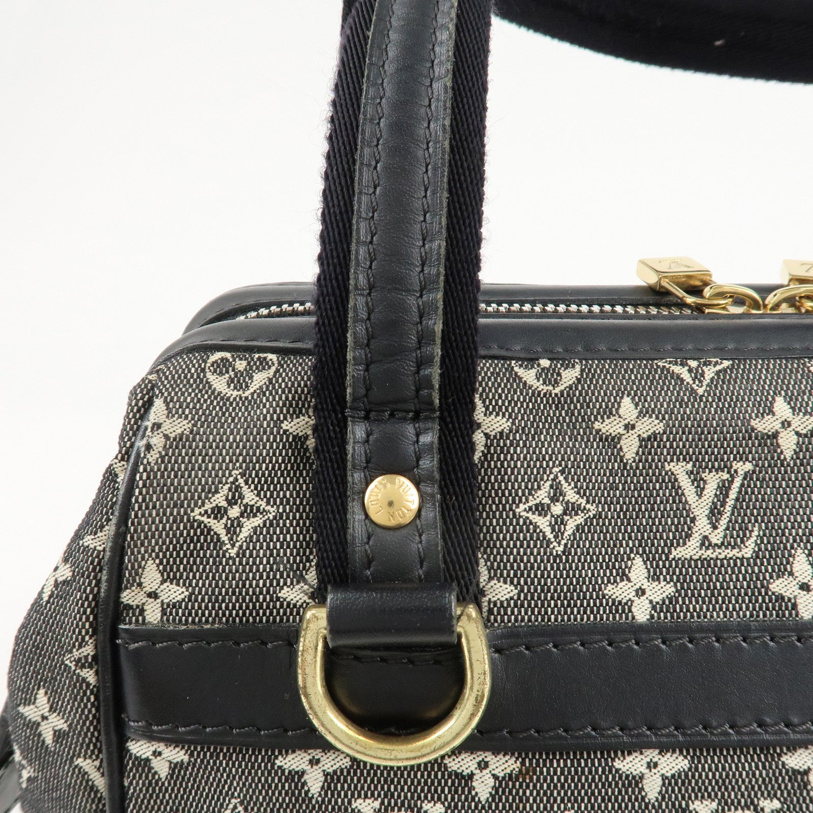 Louis Vuitton Monogram Mini Canvas Josephine PM Black M92312 Used