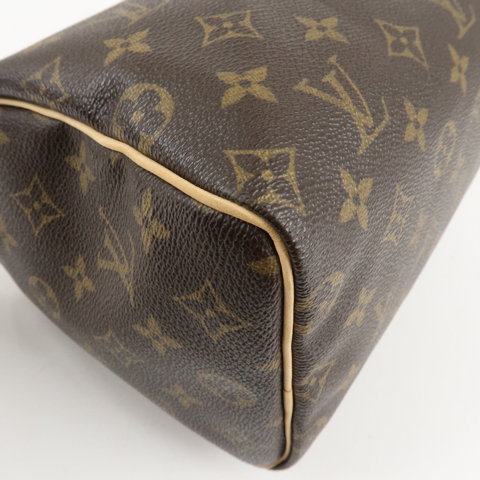 Louis Vuitton Monogram Speedy 25 Hand Bag Boston Bag M41528 Used