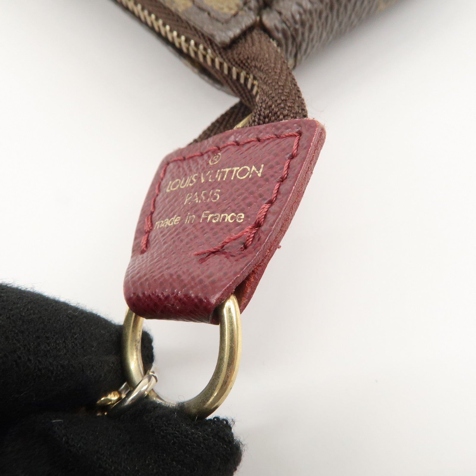 Louis Vuitton Monogram Mini Pochette Accessoires Label M63798 Used