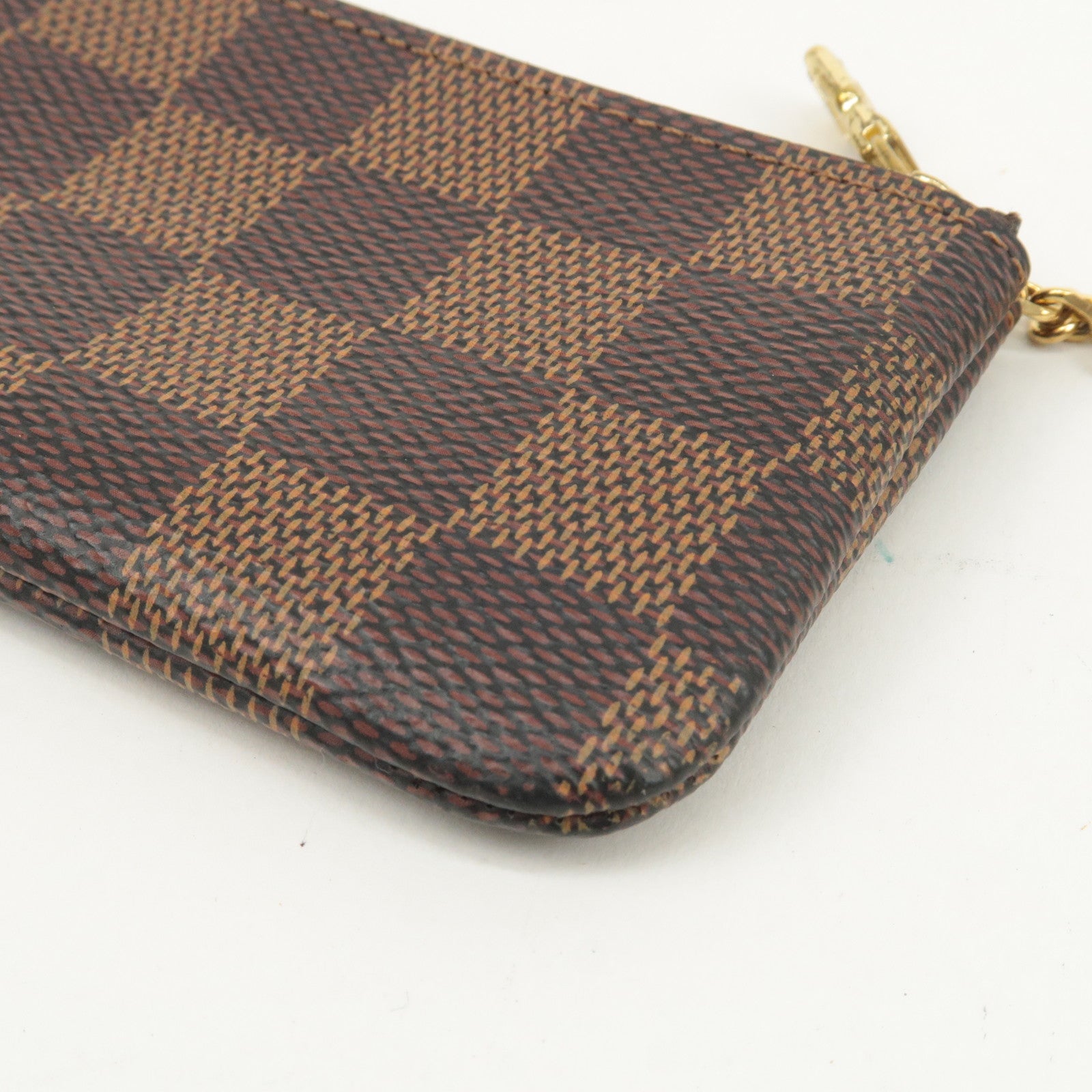 Louis Vuitton Damier Pochette Cles Coin Case Brown N62658