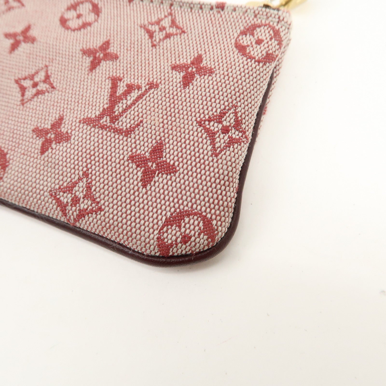 Louis Vuitton Monogram Mini Pochette Cles Coin Case Cerise M92238 Used