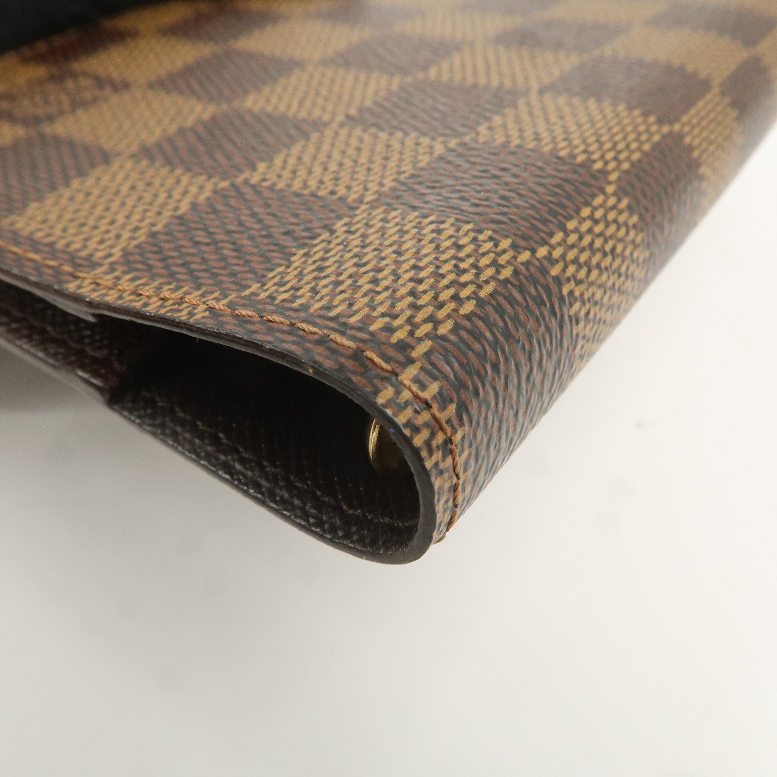 Louis Vuitton Damier Agenda PM Planner Cover Brown R20700