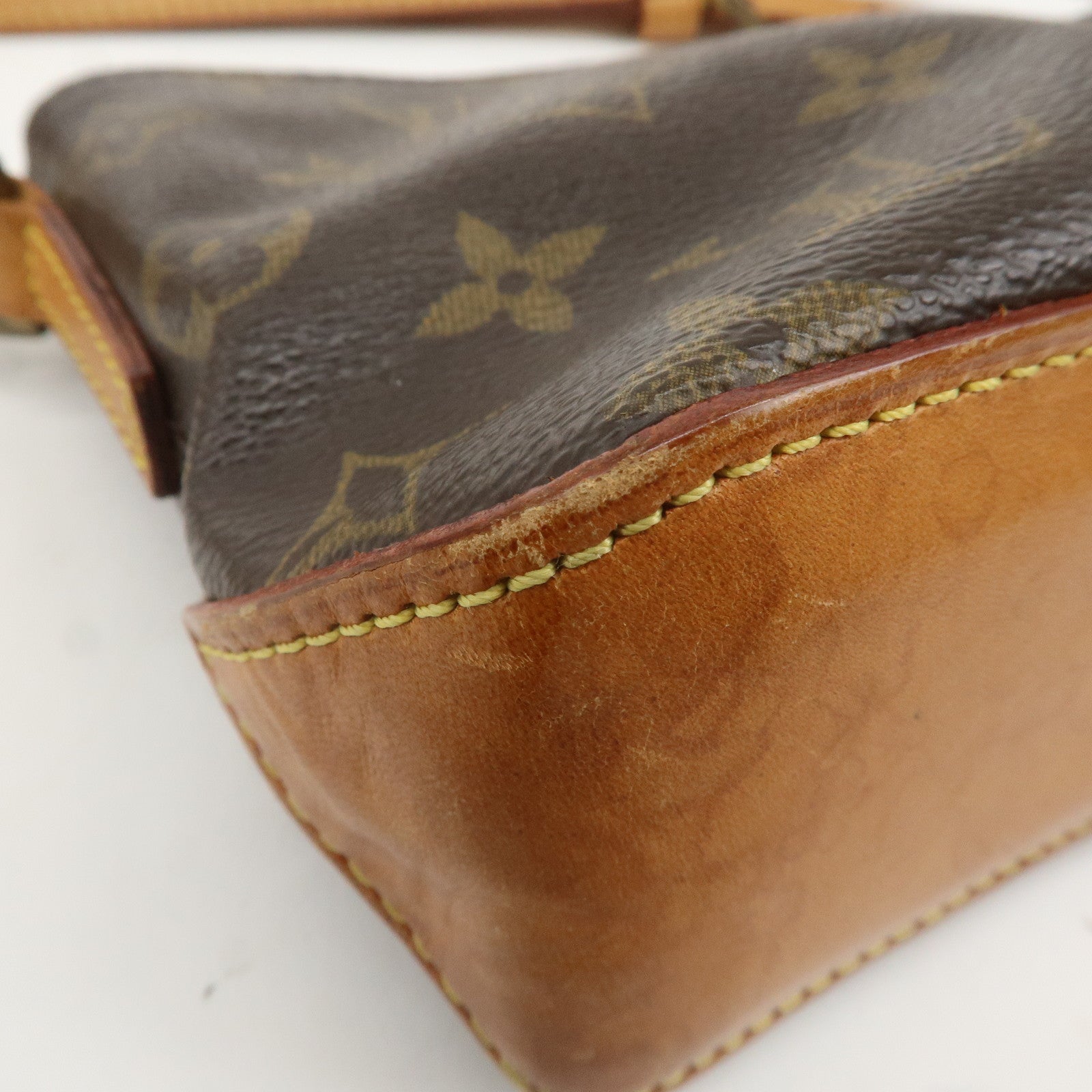 Louis Vuitton Monogram Trotteur Shoulder Bag Brown M51240