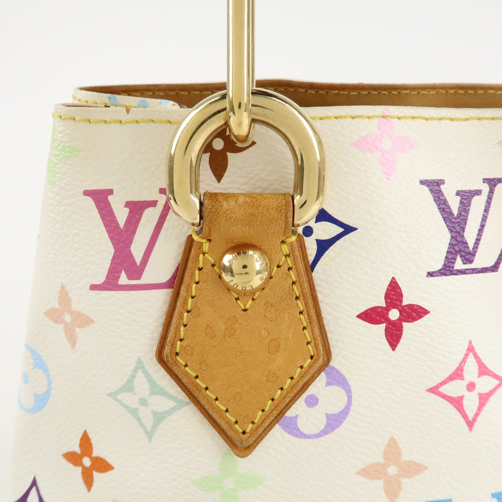 Louis Vuitton Monogram Multicolor Audra Hand Bag Blanc M40047