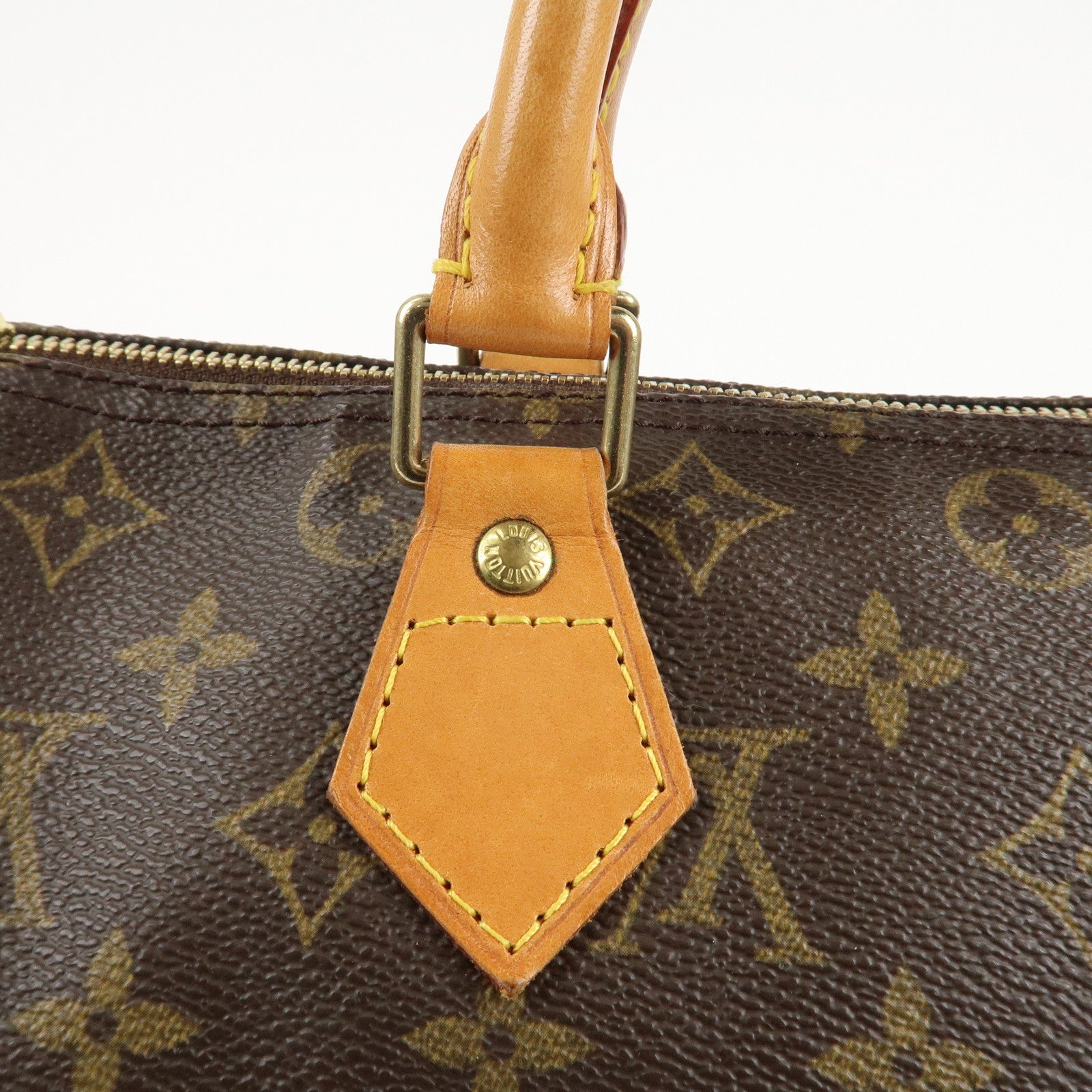 Louis Vuitton Monogram Speedy 30 Hand Bag Boston Bag M41526 Used