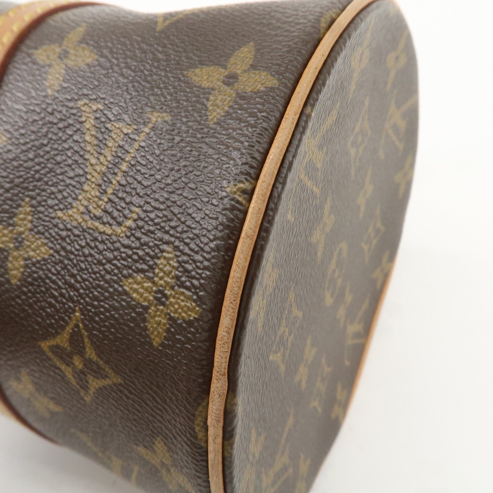 Louis Vuitton Monogram Papillon 30 Hand Bag Brown M51385