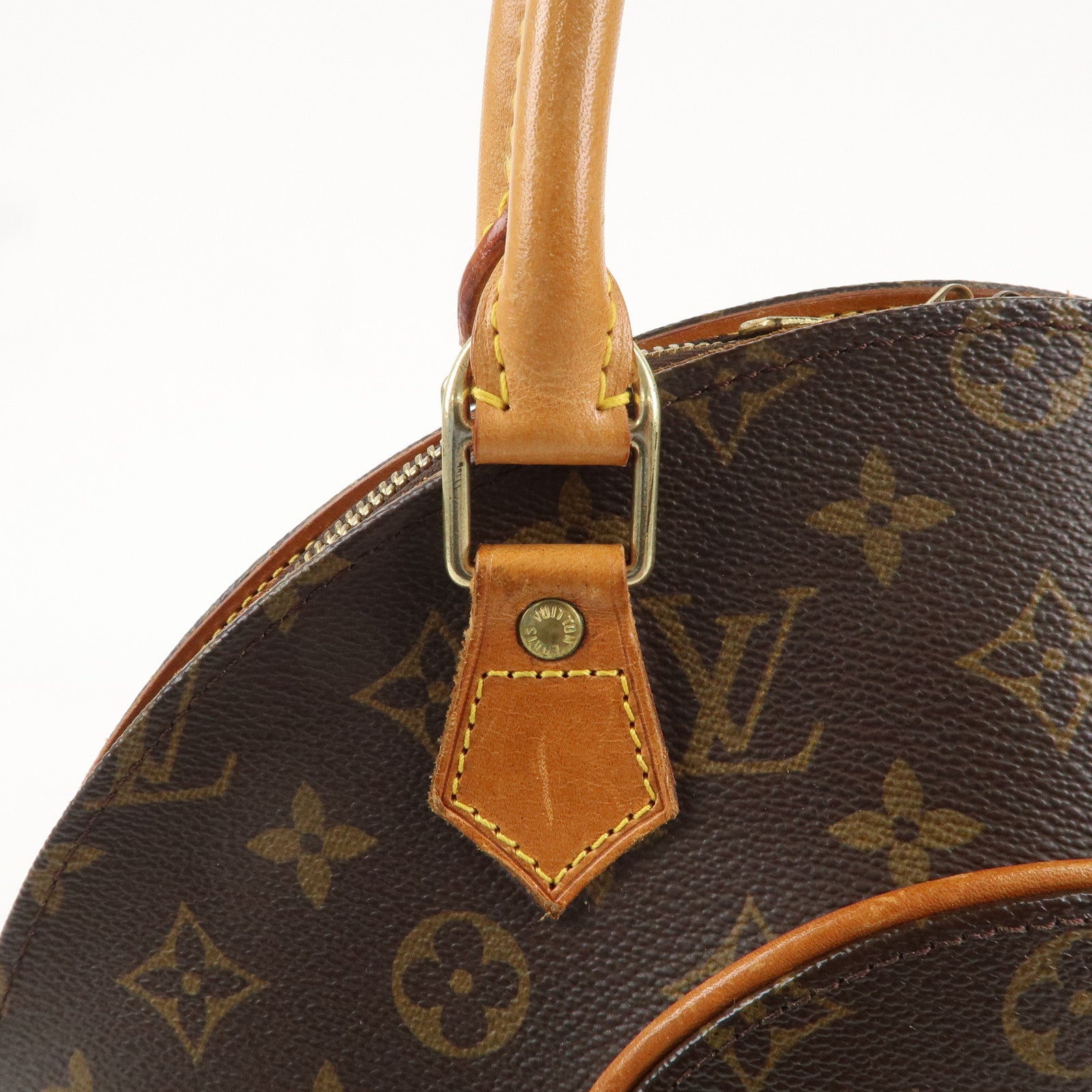 Louis Vuitton Monogram Ellipse PM Hand Bag Brown M51127