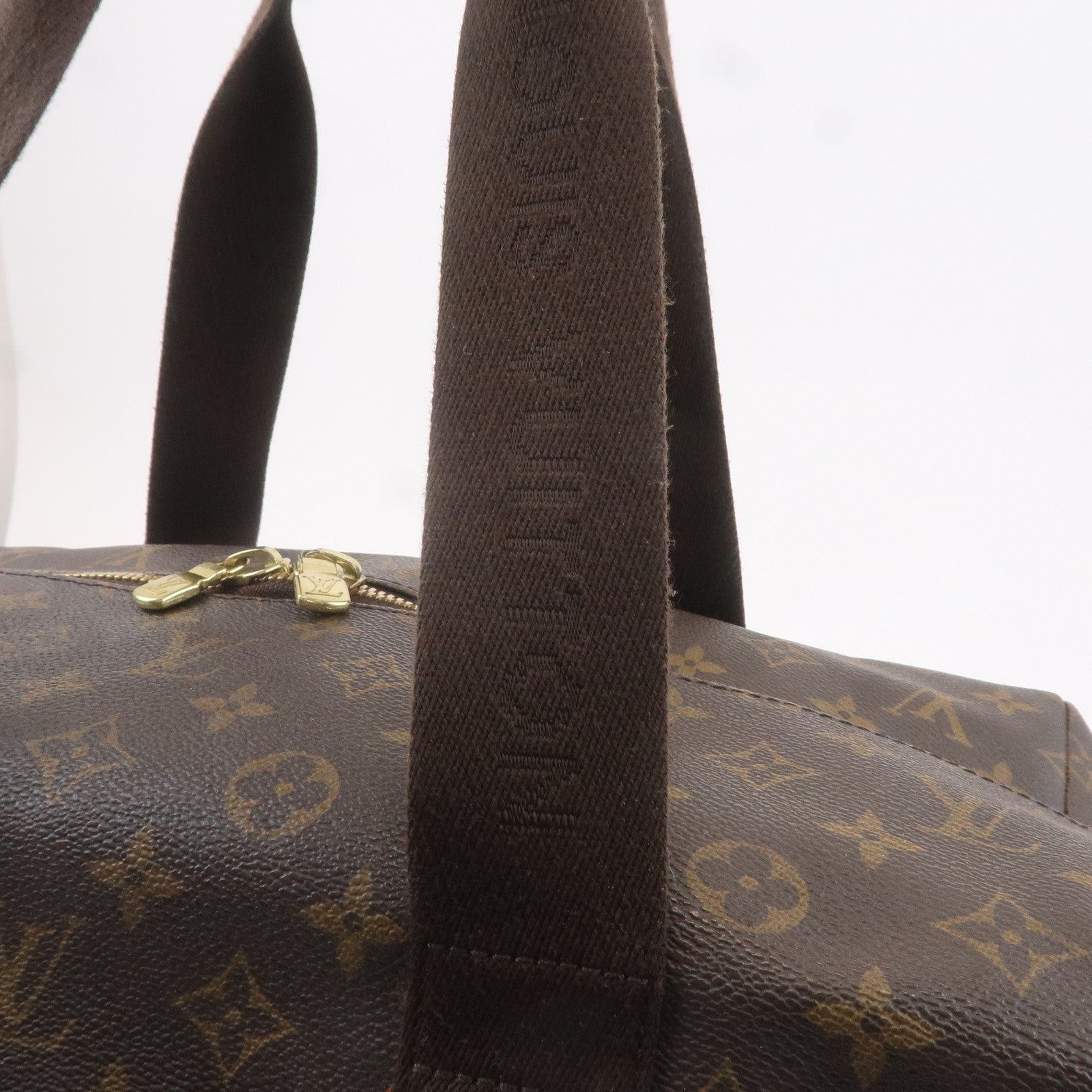 Louis Vuitton Monogram Weekender MM Boston Bag Brown M40476