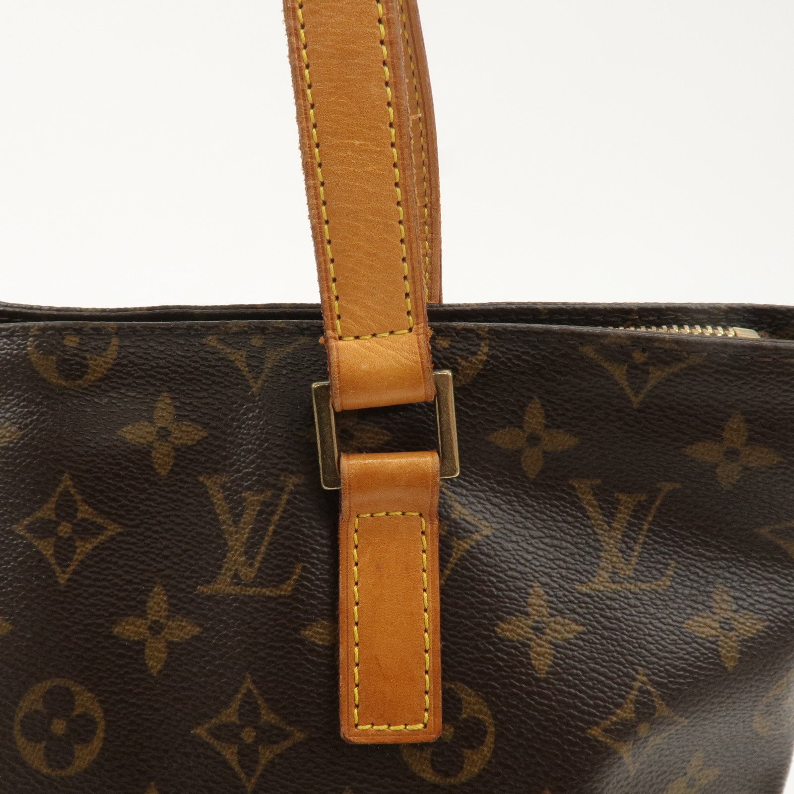 Louis Vuitton Monogram Cabas Piano Tote Bag Hand Bag M51148