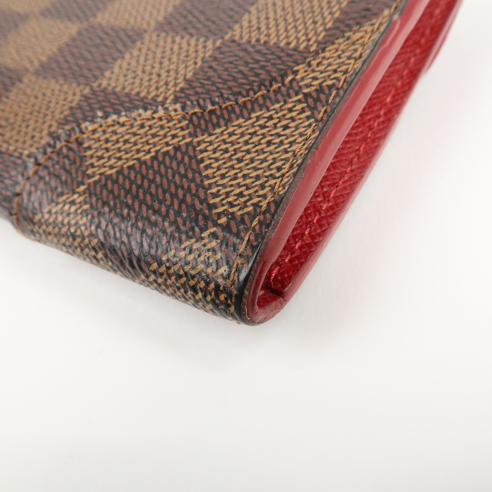 Louis Vuitton Damier Portefeuille Long Wallet Kaisa N61221 Used