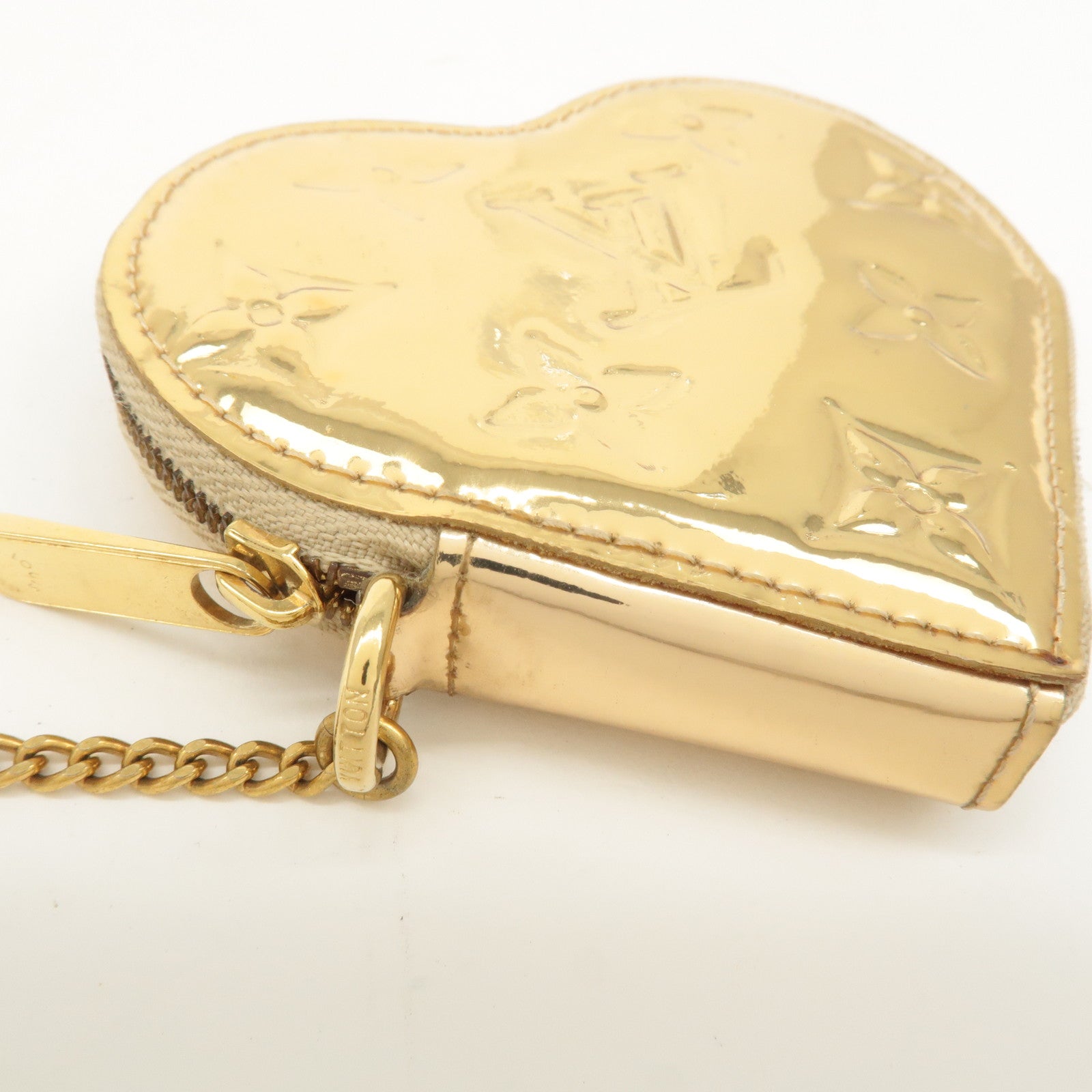 Louis Vuitton Monogram Miroir Porte Monnaie Coeur Coin Case M93567 Used