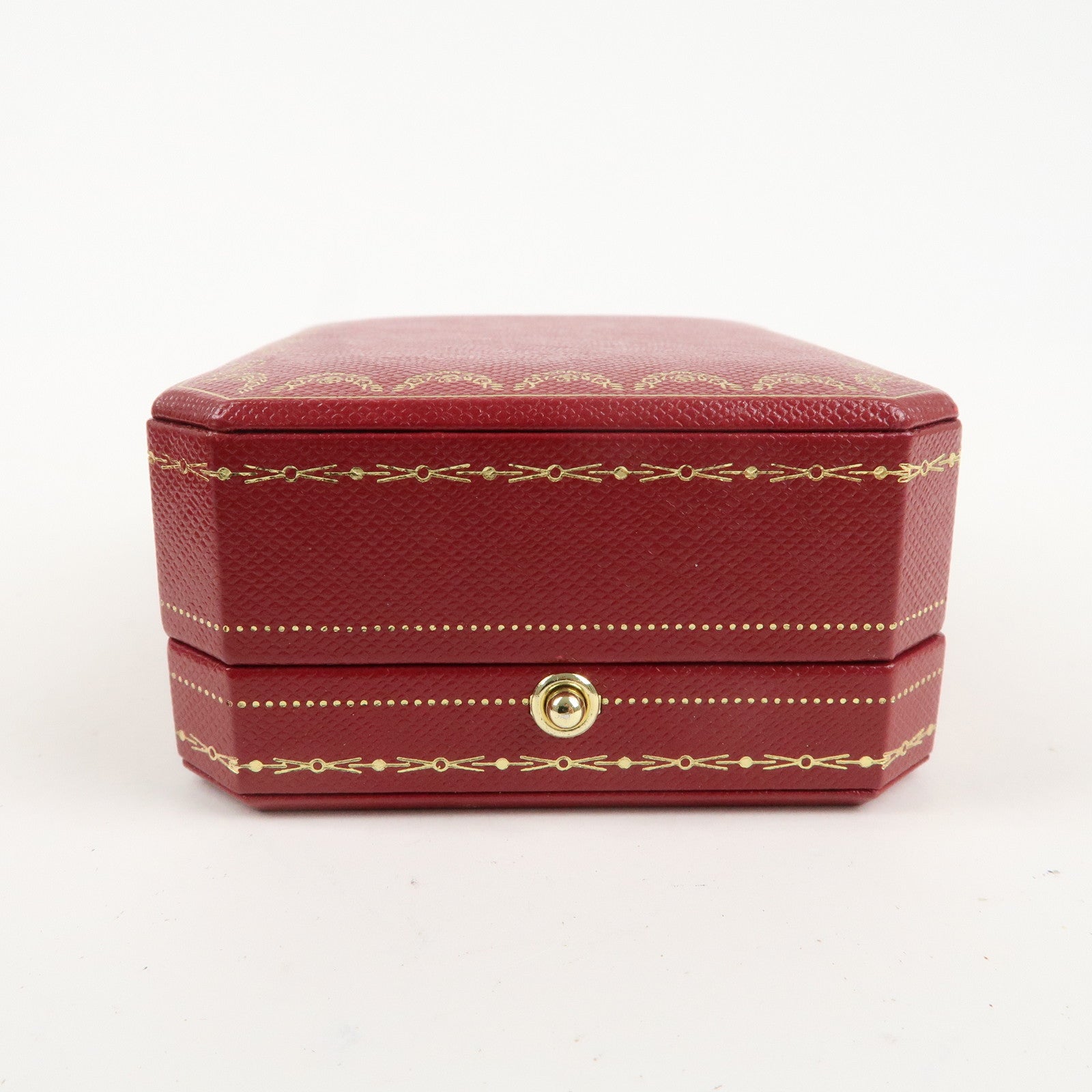 Cartier Set of 2 Pair Ring Box Display Box Jewelry Box Red