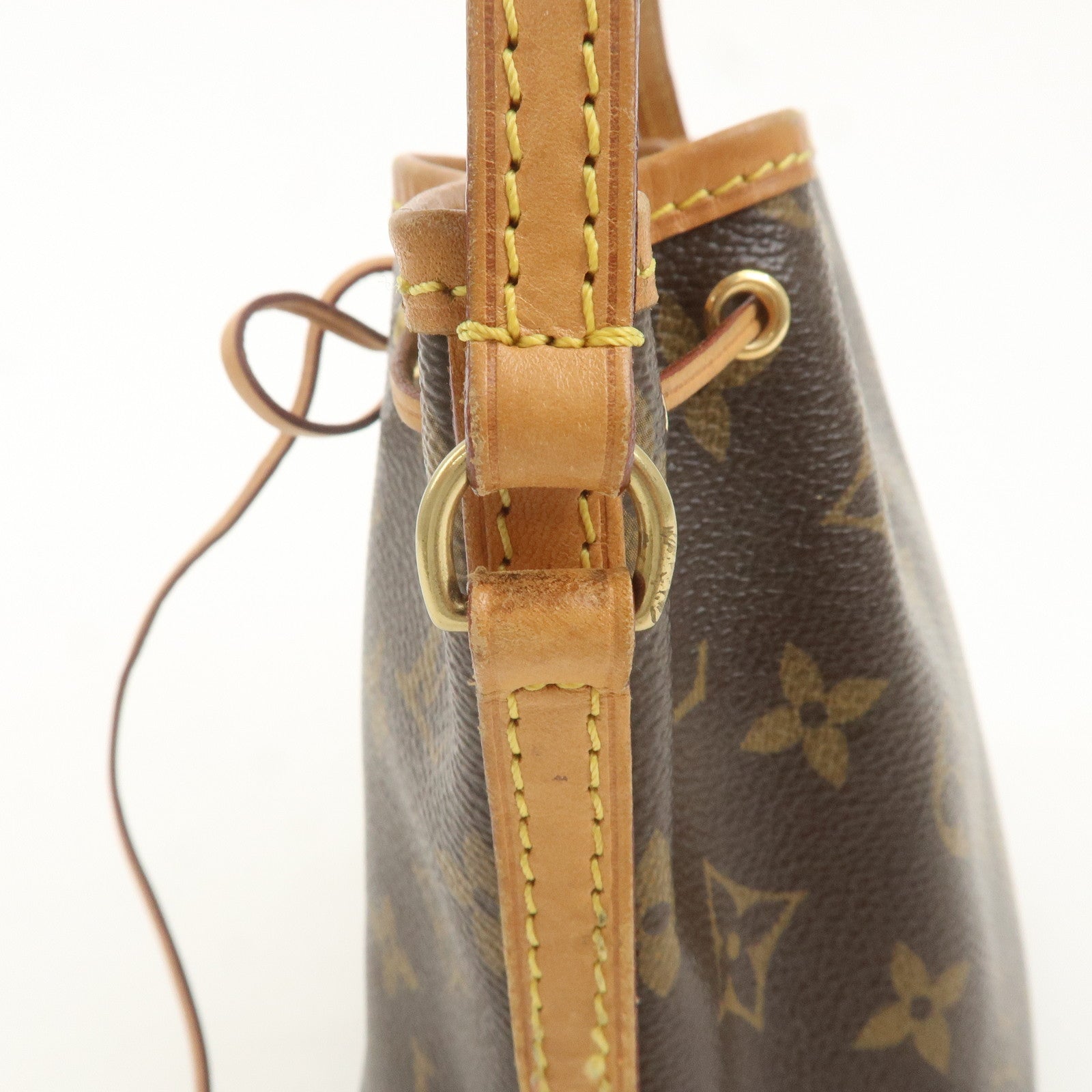 Louis Vuitton Monogram Nano Noe Shoulder Bag Brown M41346