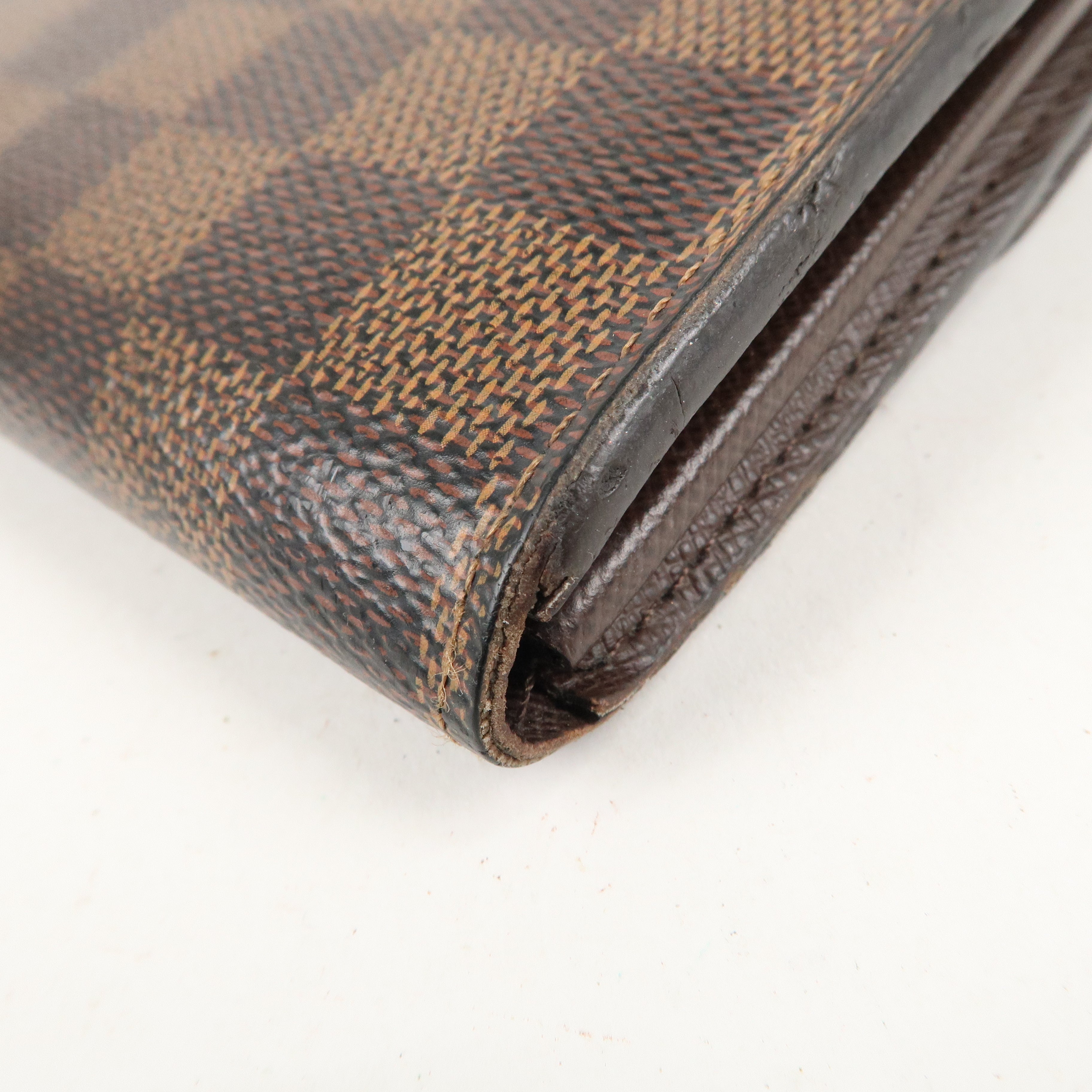 Louis Vuitton Damier Ebene Portefeuille Sarah Long Wallet N63209