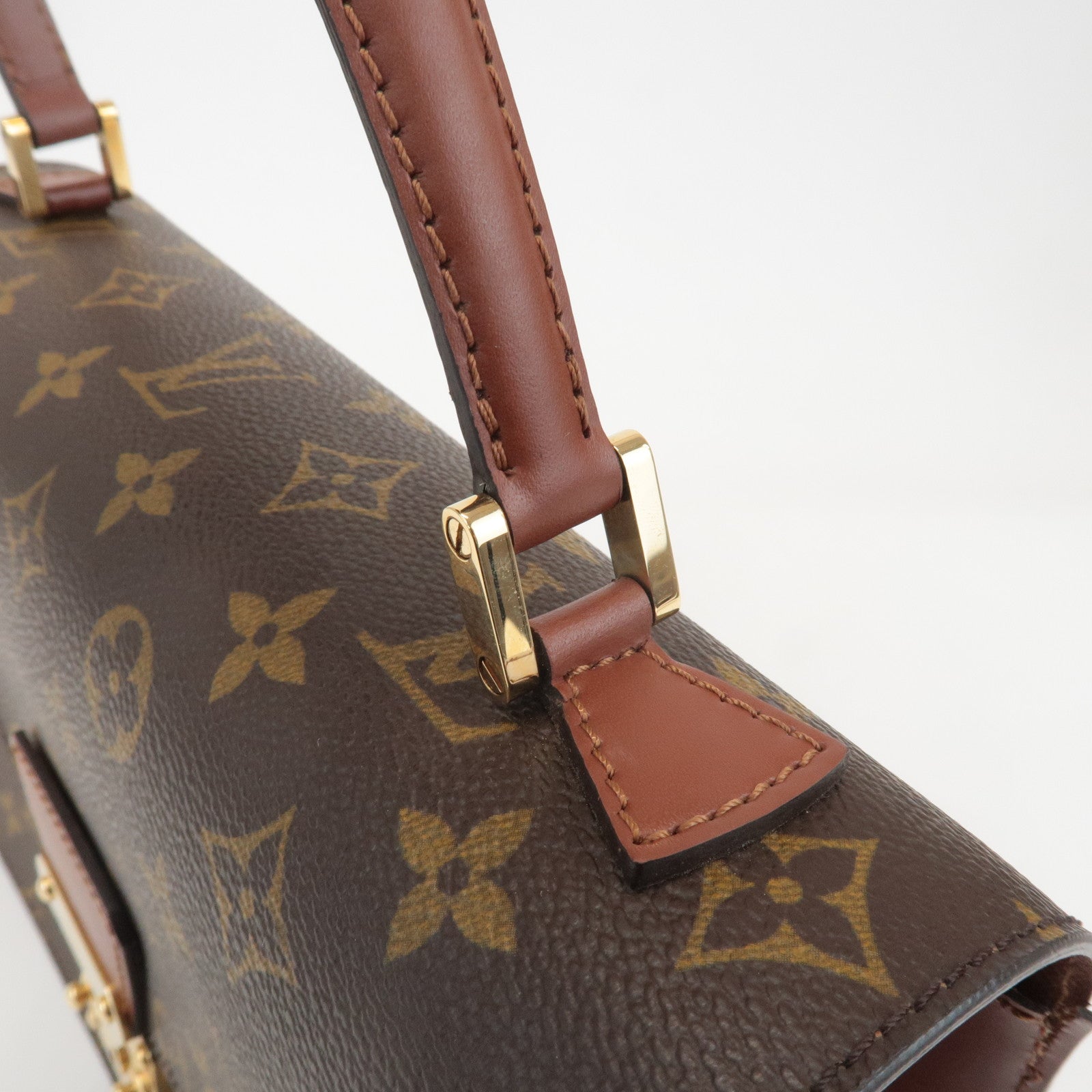 Louis Vuitton Monogram Concorde Hand Bag Brown M51190 Used