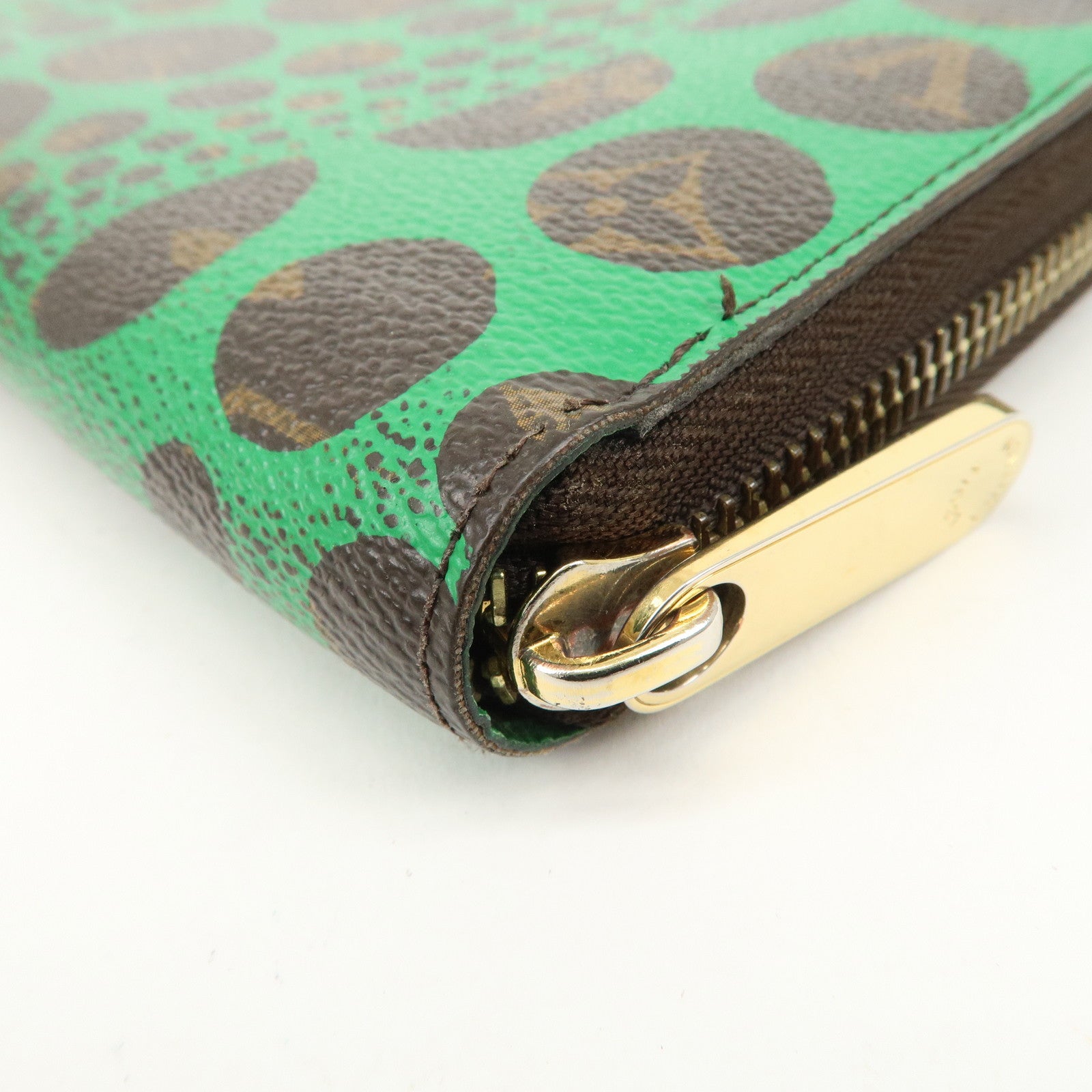 Louis Vuitton Monogram Pumpkin Dot Zippy Wallet Yayoikusama M60451