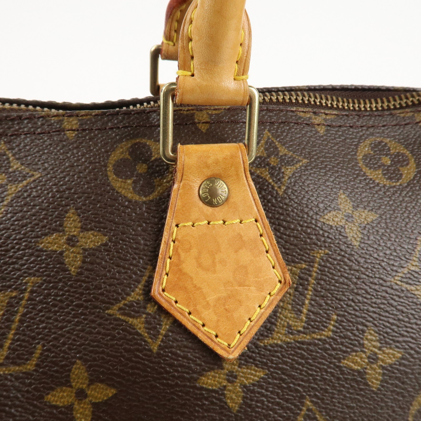 Louis Vuitton Monogram Speedy 30 Hand Bag Boston Bag M41526 Used