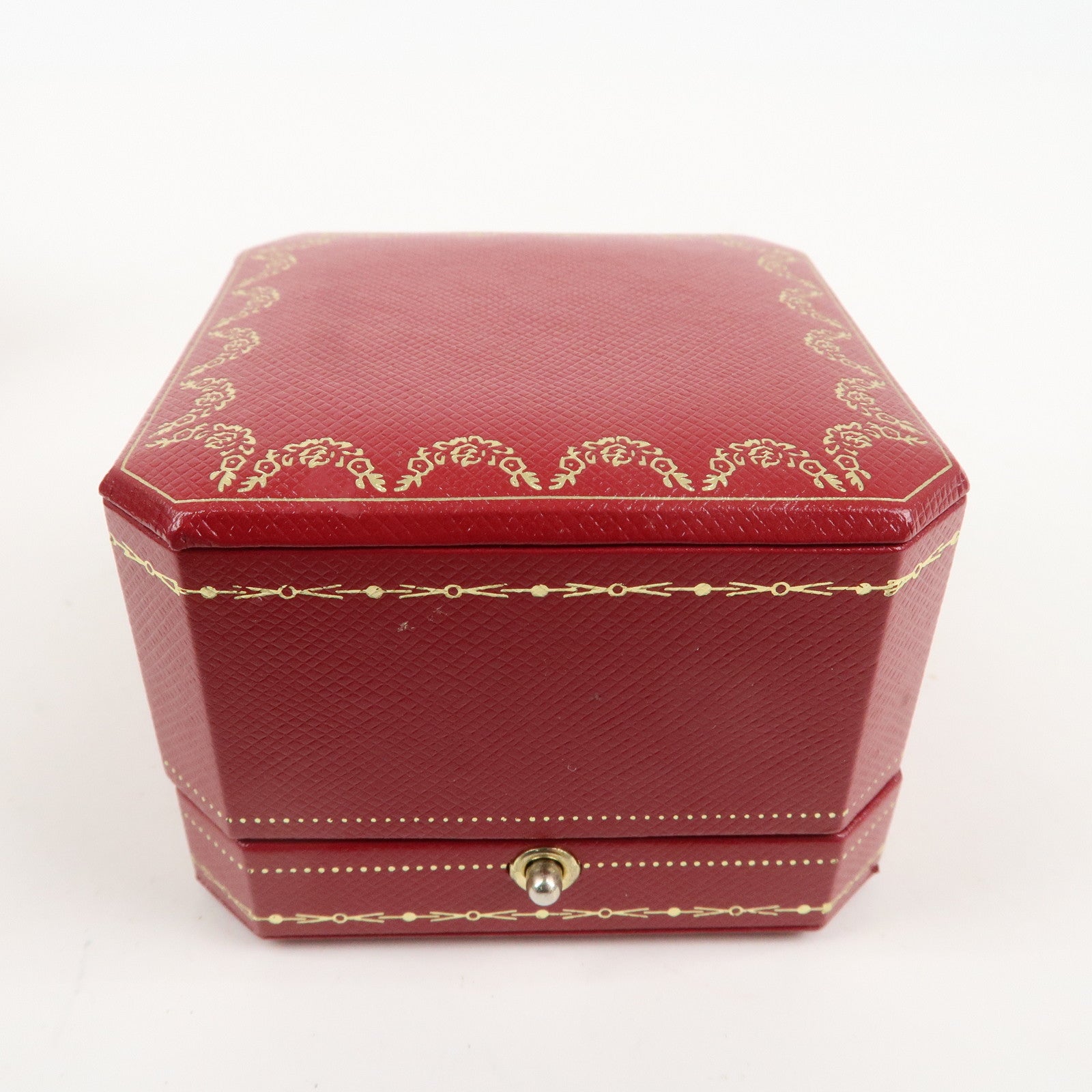 Cartier Set of 2 Ring Box Display Box Jewelry Box For Ring Red