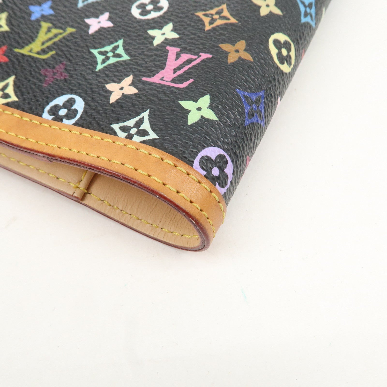 Louis Vuitton Monogram Multi Color Agenda PM Planner Cover R20895 Used