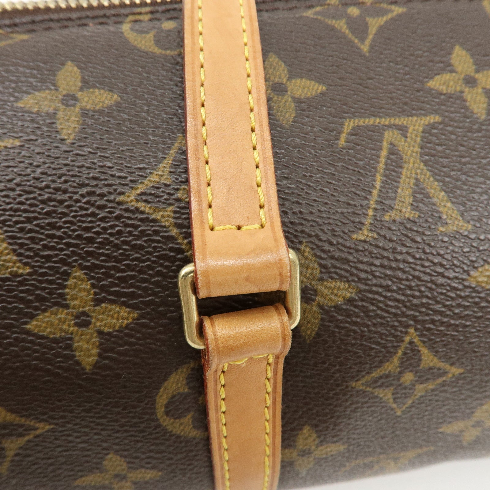 Louis Vuitton Monogram Papillon 26 Hand Bag Brown New Style M51386 Used