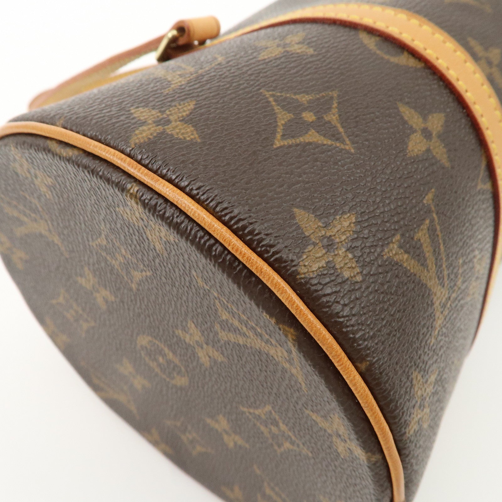 Louis Vuitton Monogram Papillon 30 Hand Bag Brown M51385 Used