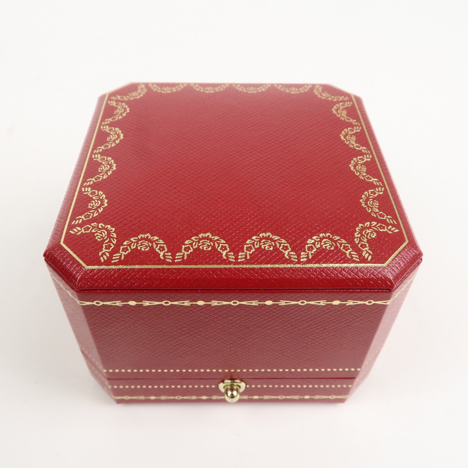 Cartier Set of 2 Ring Box Display Box Jewelry Box For Ring Red