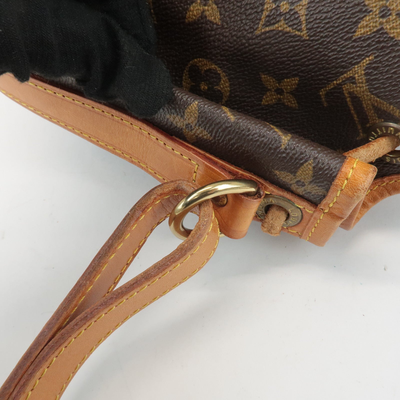 Louis Vuitton Monogram Petit Noe Shoulder Bag Brown M42226 Used