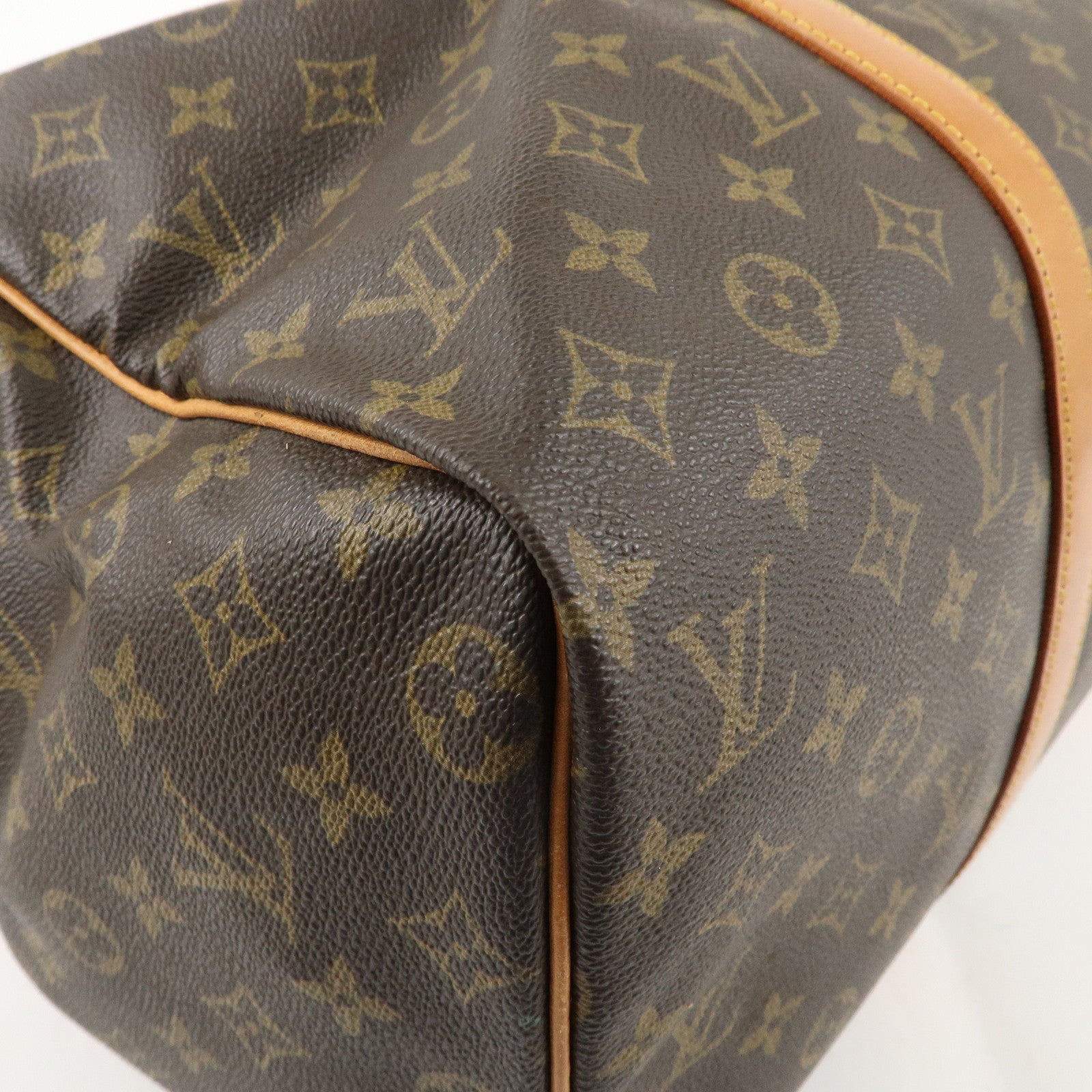 Louis Vuitton Monogram Sac Souple 45 Boston Bag Brown M41624