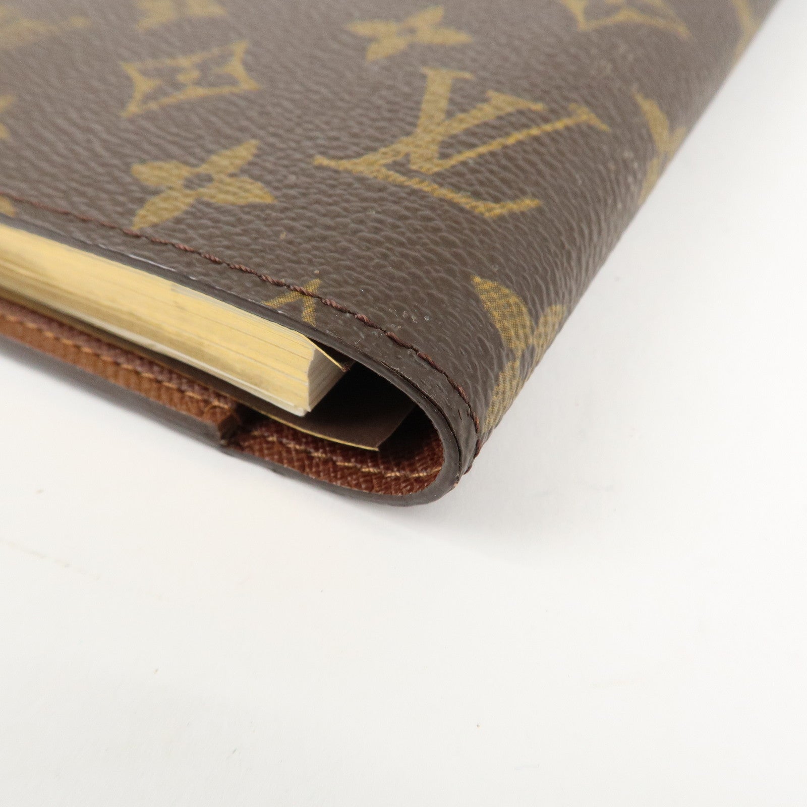 Louis Vuitton Monogram Agenda Bureau Planner Cover R20001 Used