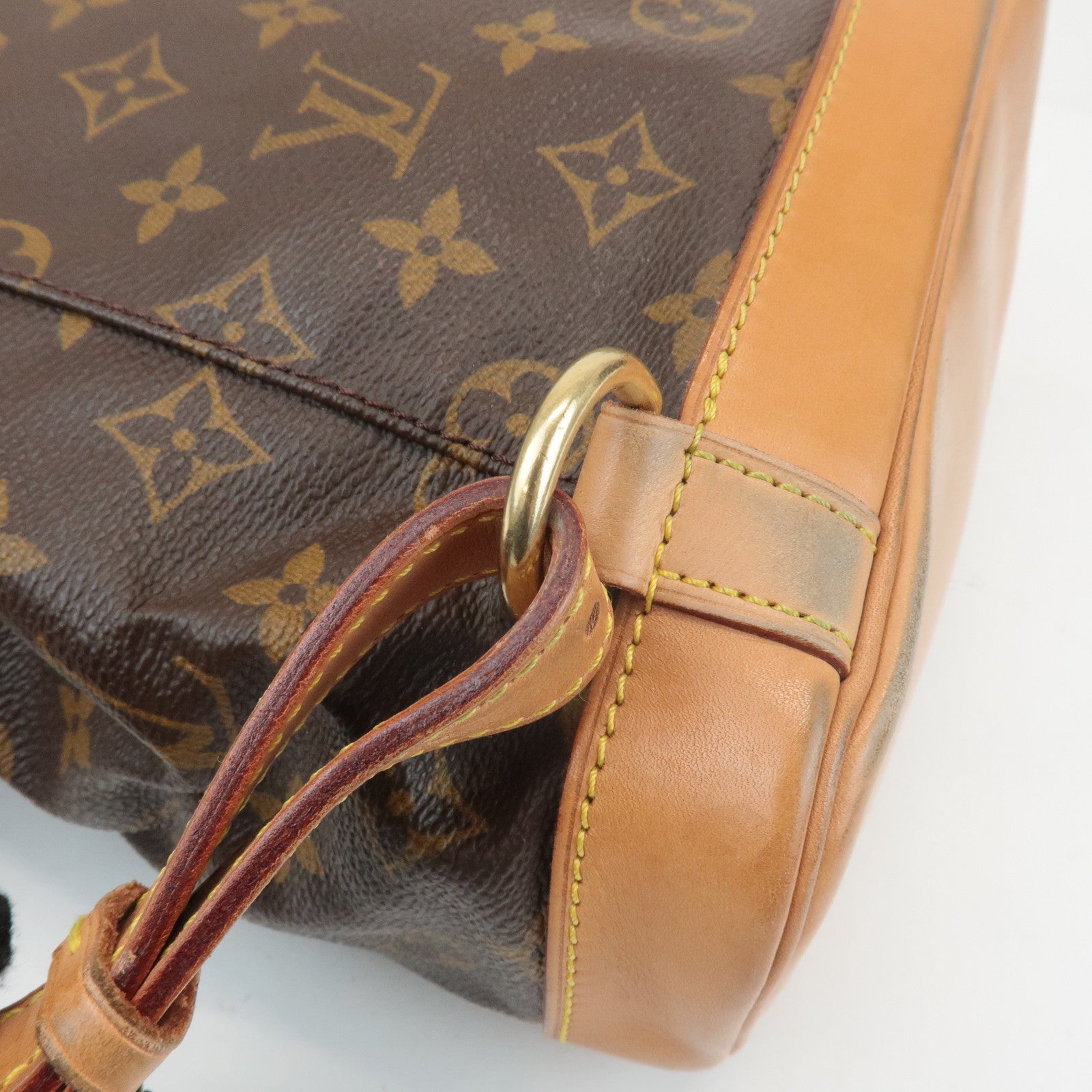 Louis Vuitton Monogram Montsouris MM Back Pack Brown M51136 Used