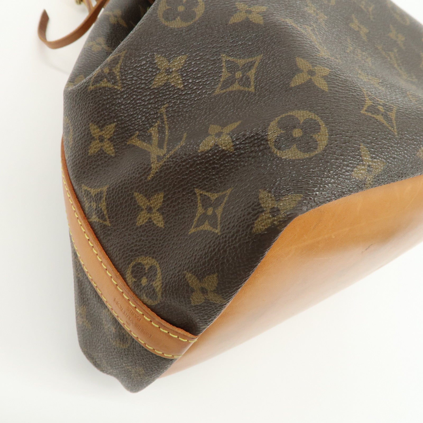 Louis Vuitton Monogram Petit Noe Shoulder Bag Brown M42226