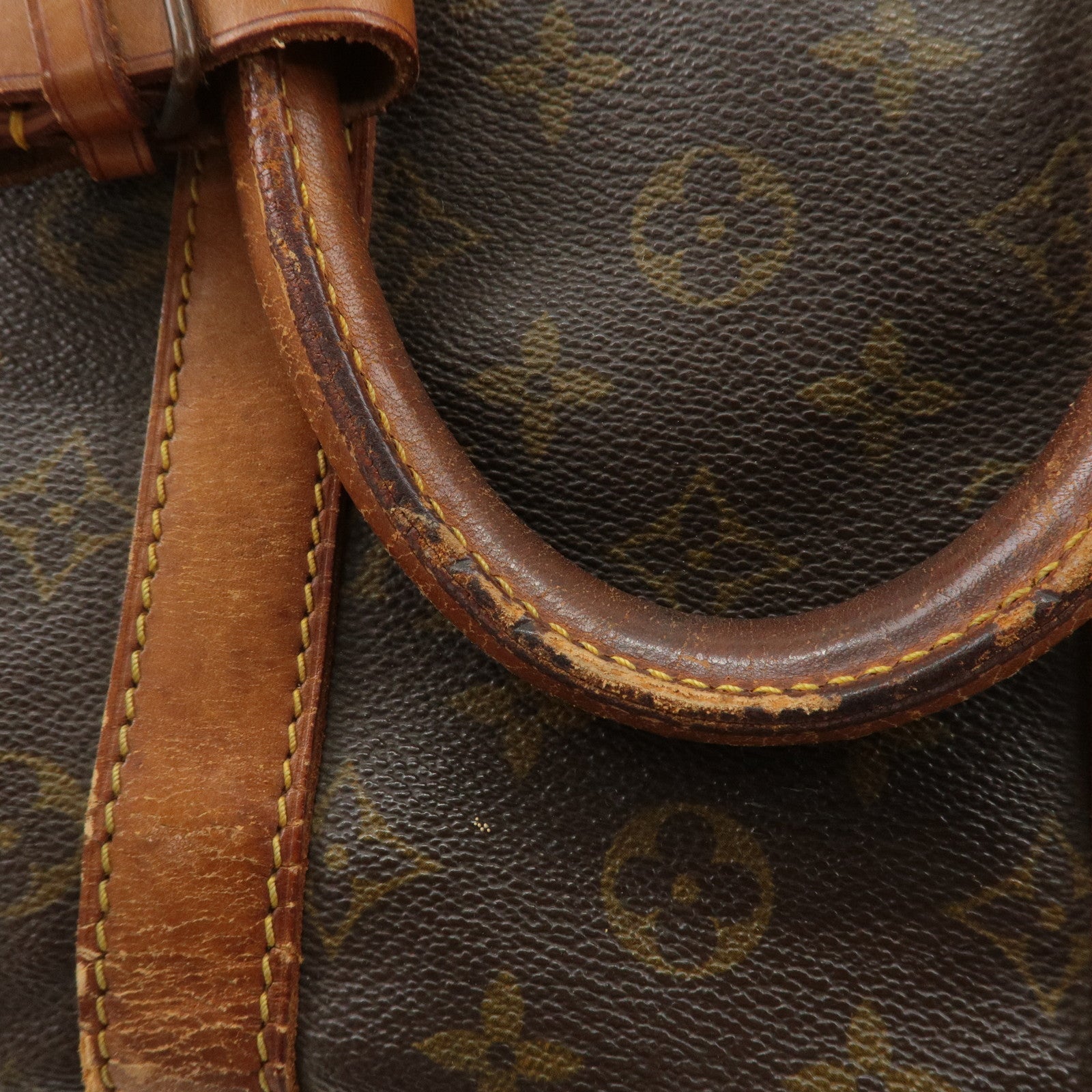 Louis Vuitton Monogram Keep All 45 Boston Bag Brown M41428