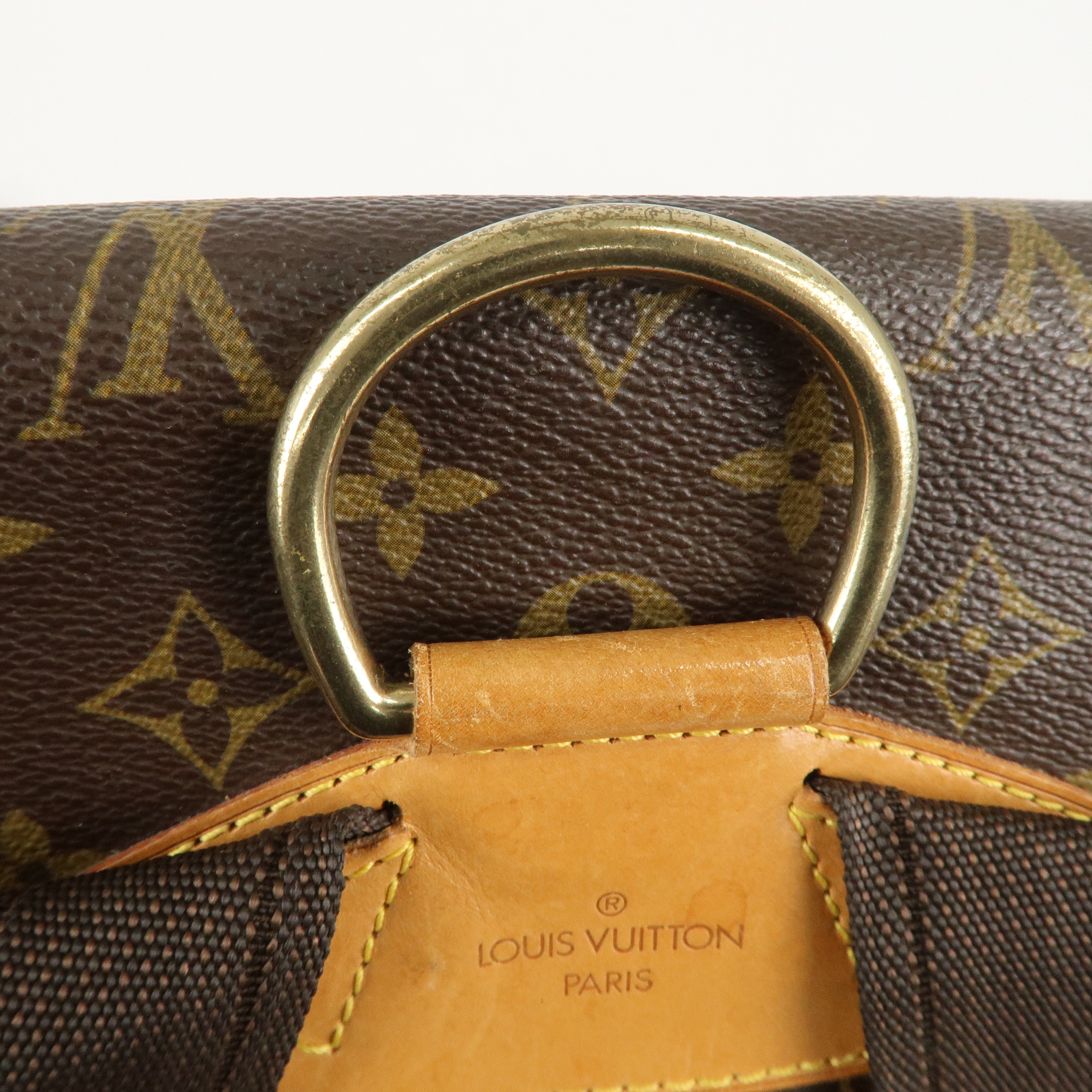 Louis Vuitton Monogram Montsouris GM Back Pack Brown M51135