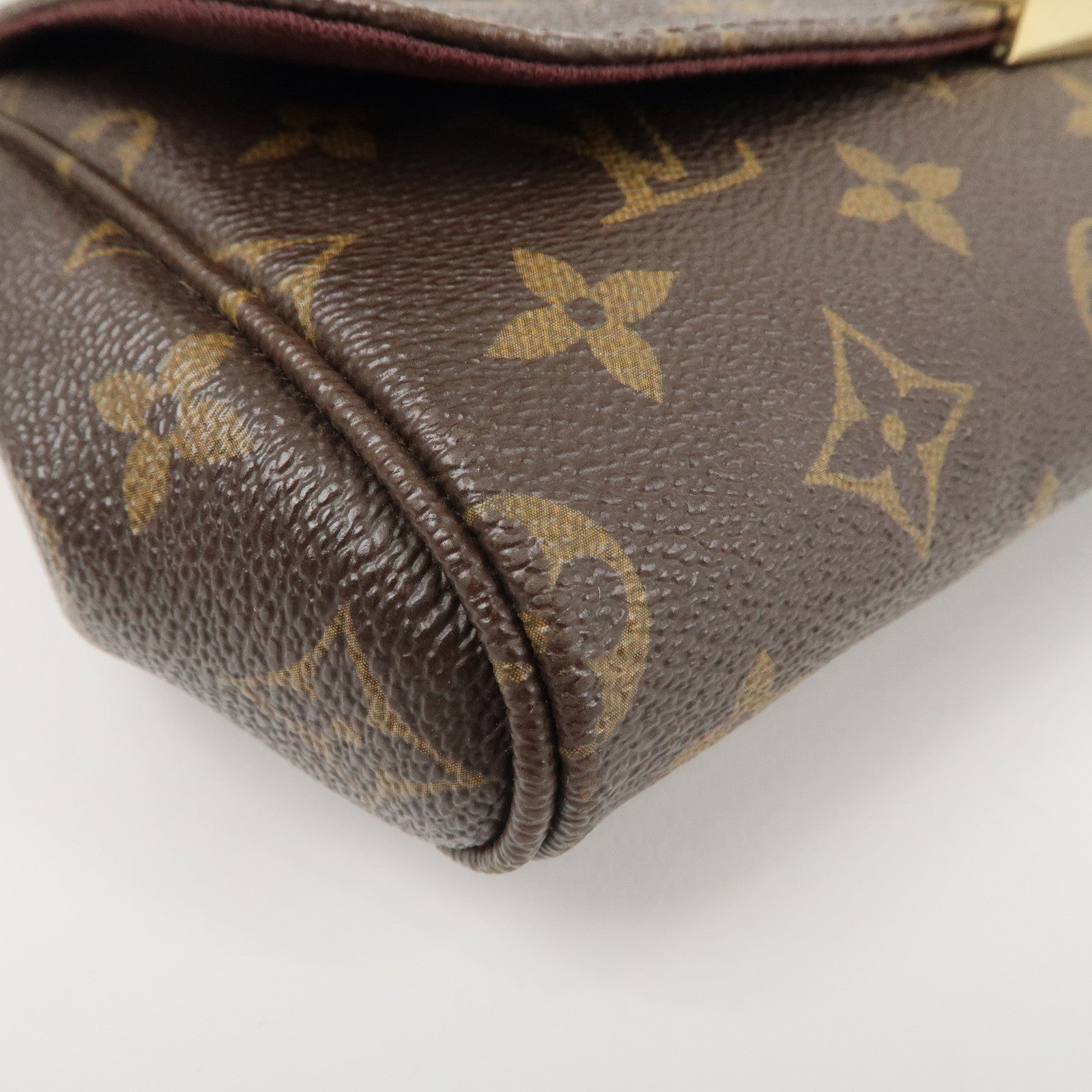 Louis Vuitton Monogram Favorite MM Hand Bag Brown M40718