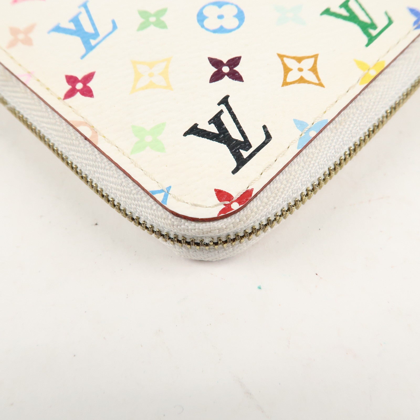 Louis Vuitton Monogram Multi Color Agenda Mini Zippe R21046