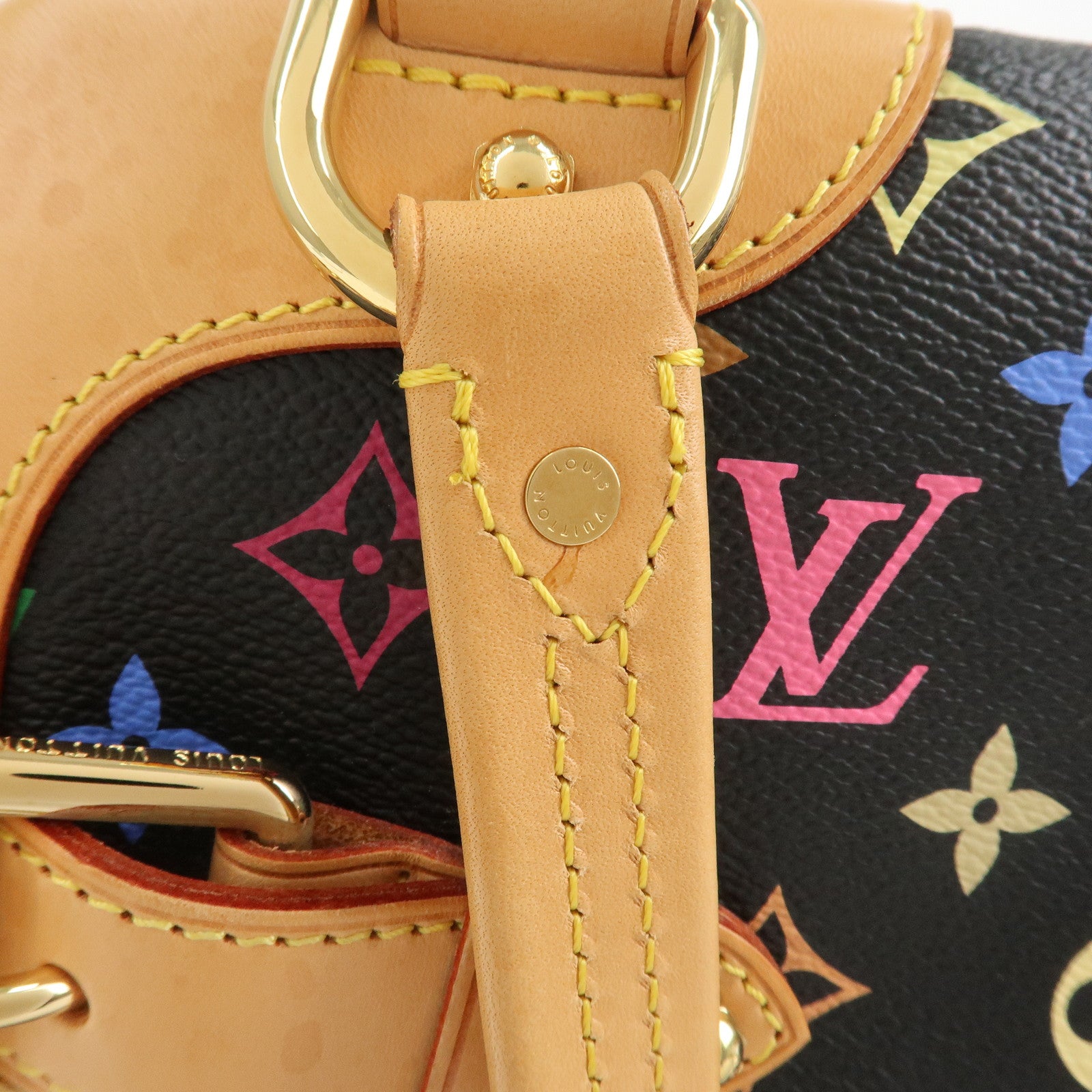 Louis Vuitton Monogram Multicolor Claudia Hand Bag M40194 Used