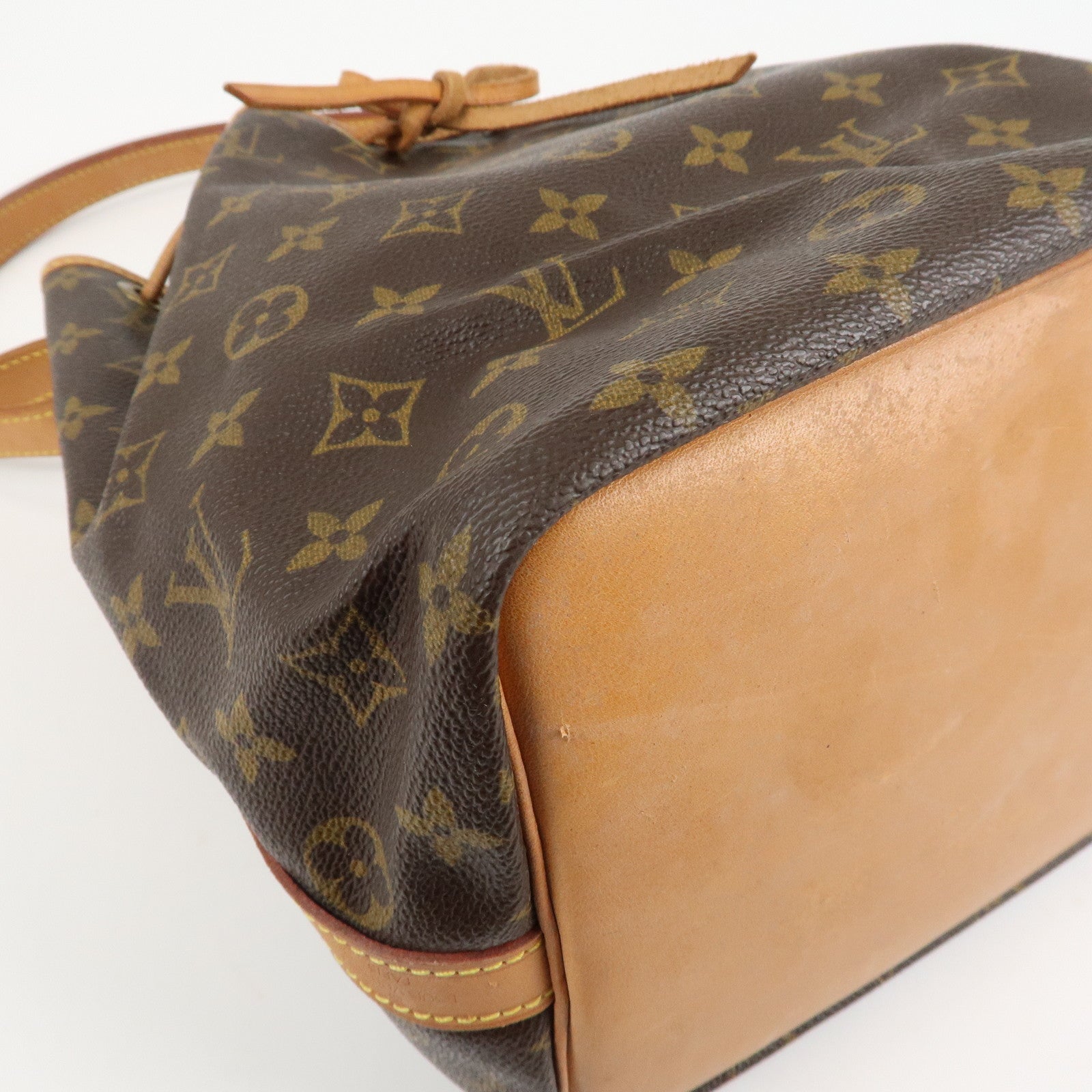 Louis Vuitton Monogram Petit Noe Shoulder Bag Brown M42226 Used