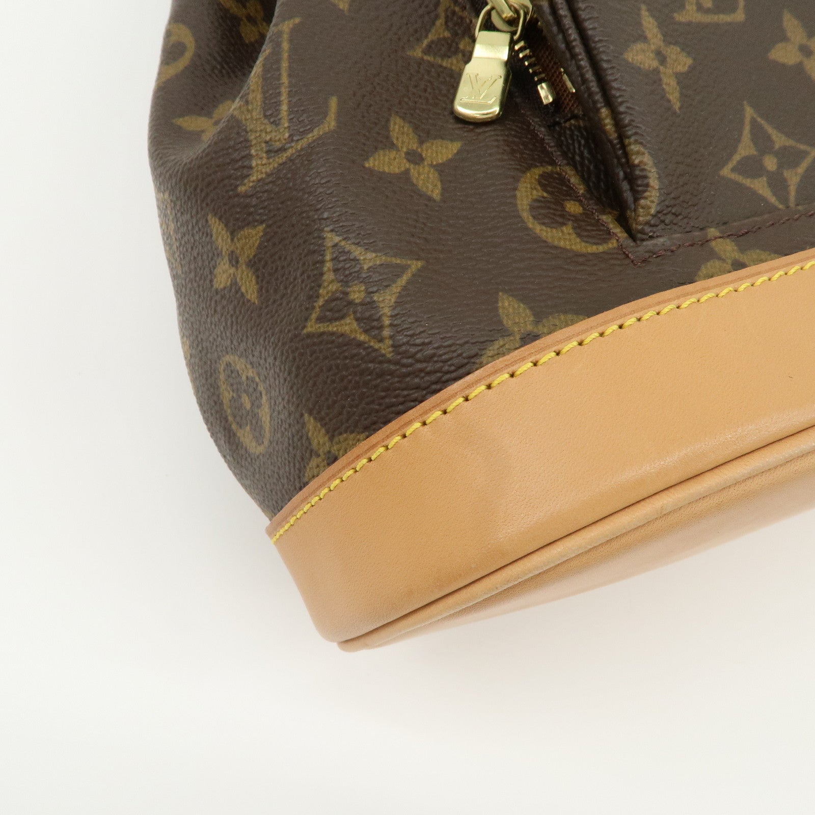 Louis Vuitton Monogram Montsouris MM Back Pack Bag M51136 Used