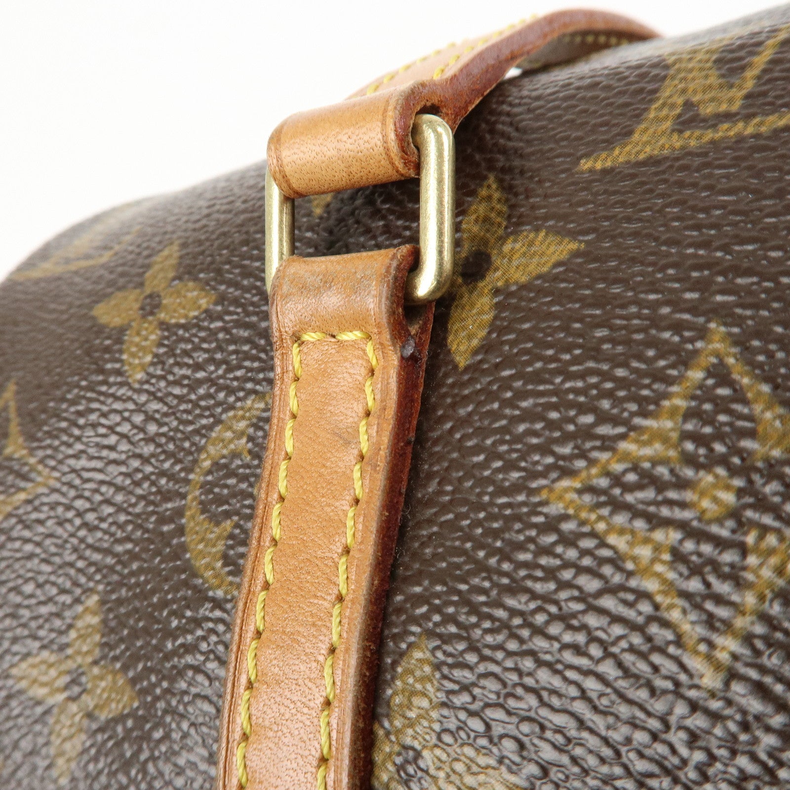 Louis Vuitton Monogram Papillon 26 Hand Bag Brown M51386 Used