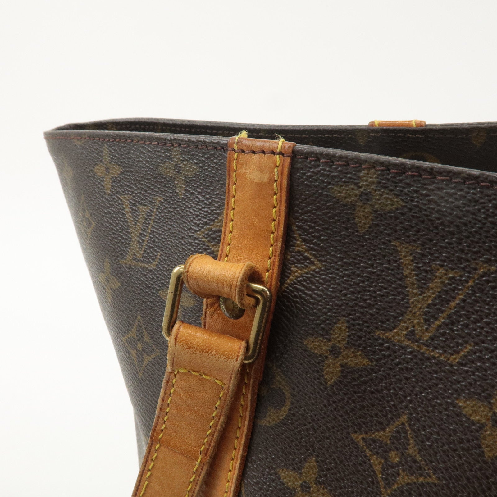 Louis Vuitton Monogram Sac Shopping Shoulder Bag Brown M51108